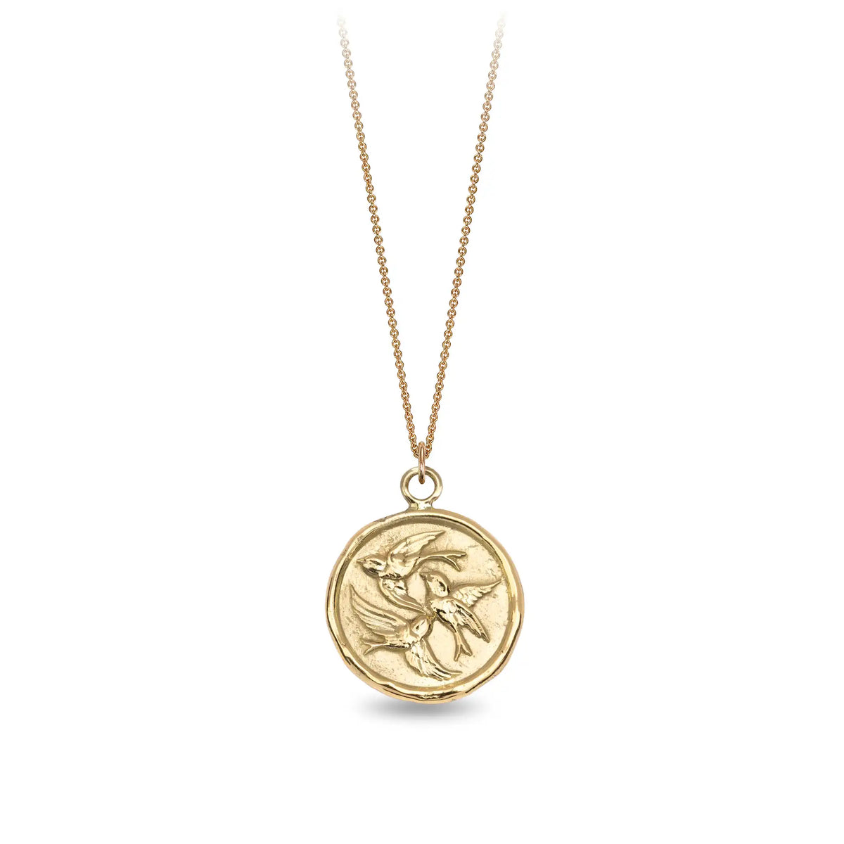 Birds of a Feather 14K Gold Talisman - Unveiled