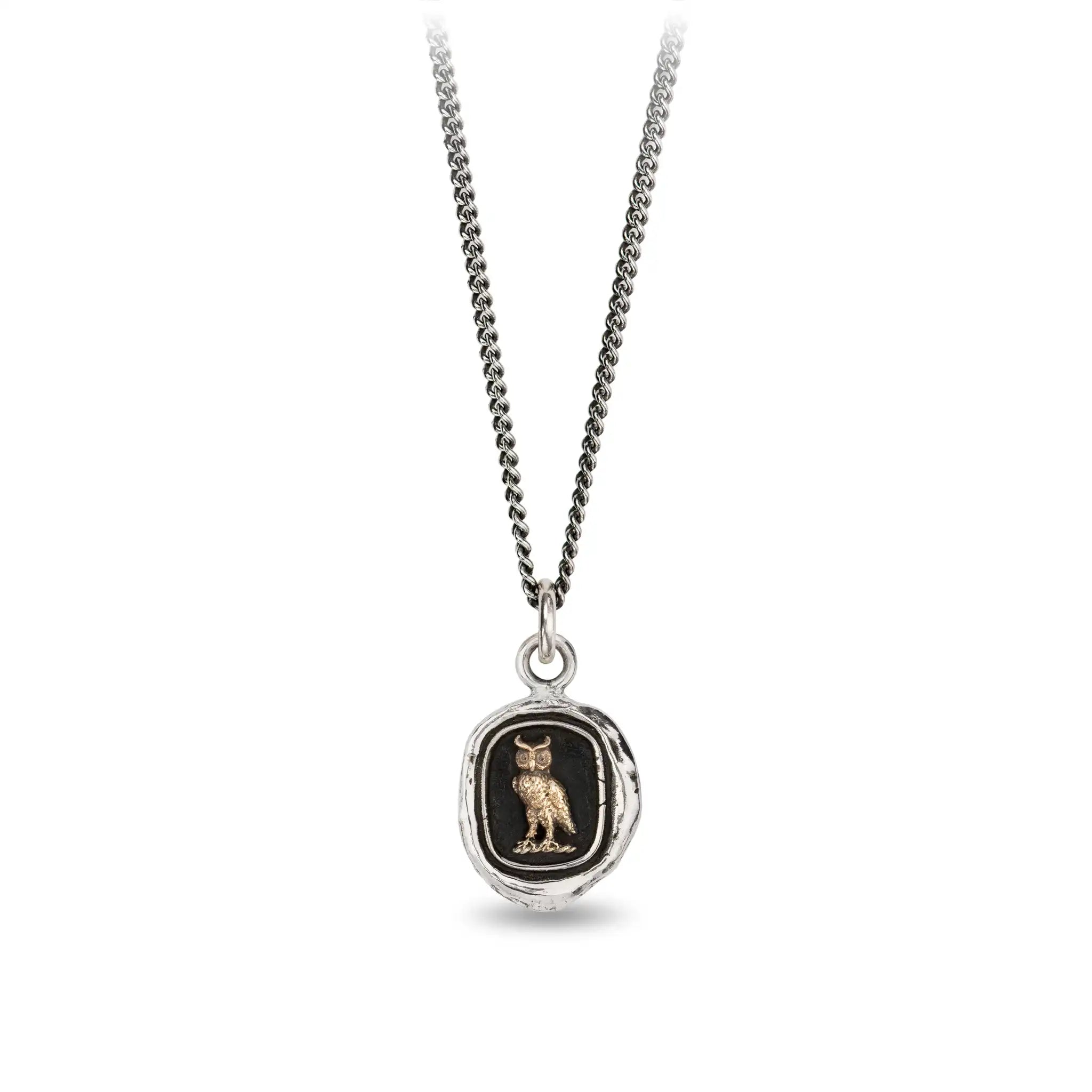Watch Over Me 14k Gold on Silver Talisman