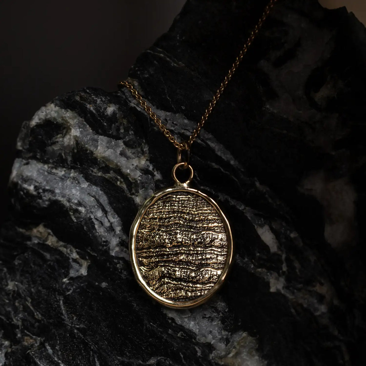Grounded 14K Gold Talisman