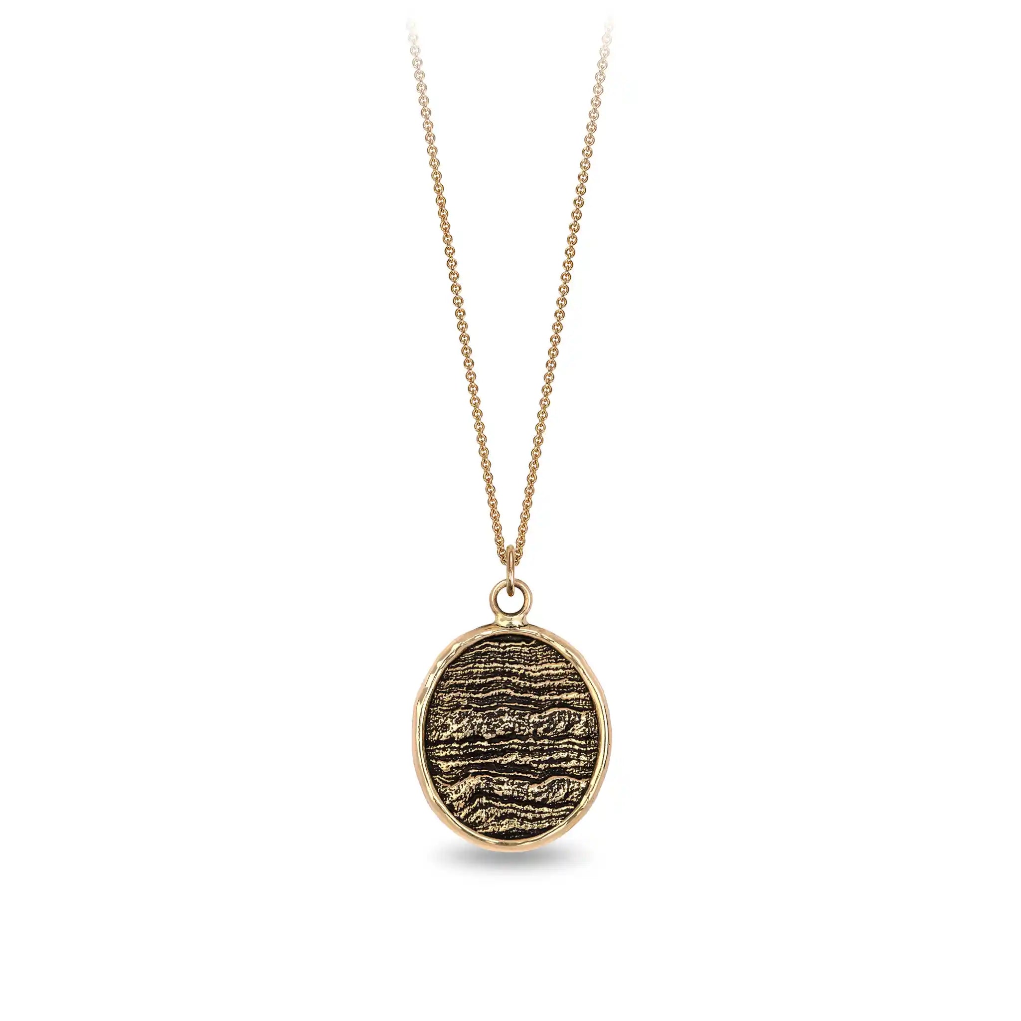 Grounded 14K Gold Talisman