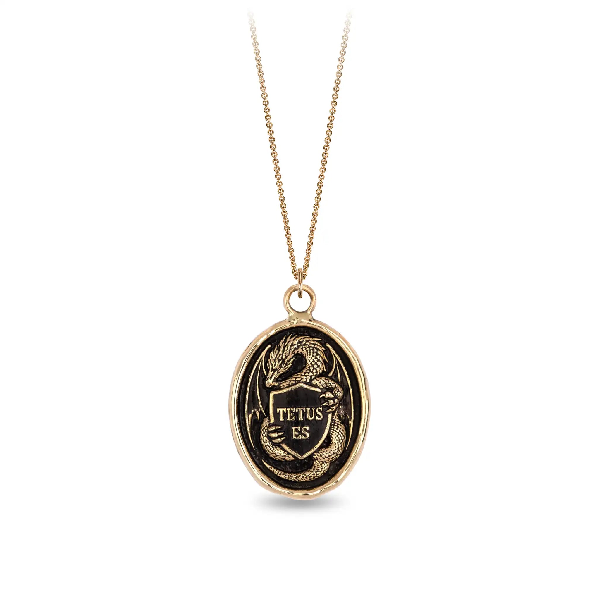Guardian 14K Gold Talisman