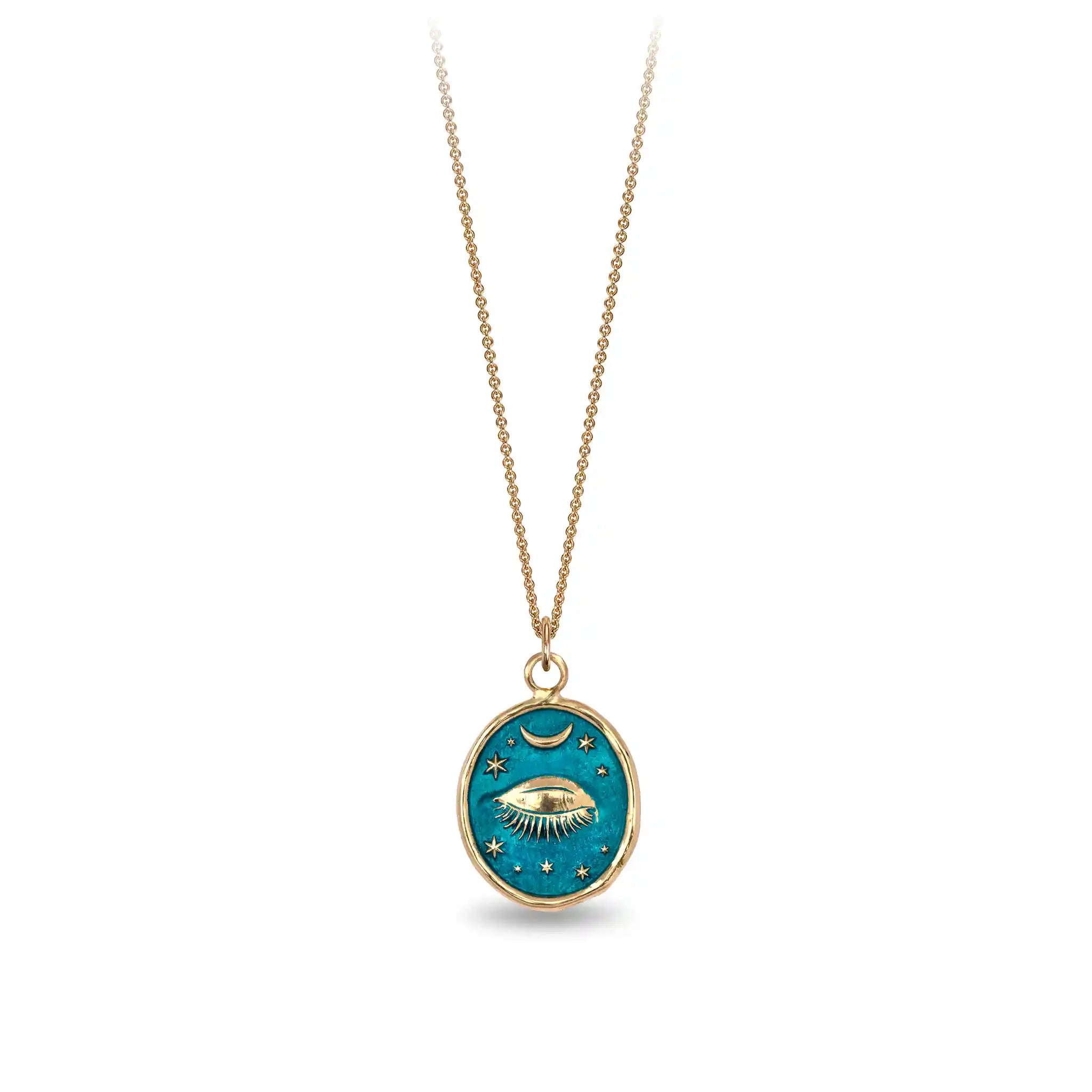 Inner Vision 14K Gold Talisman - True Colours