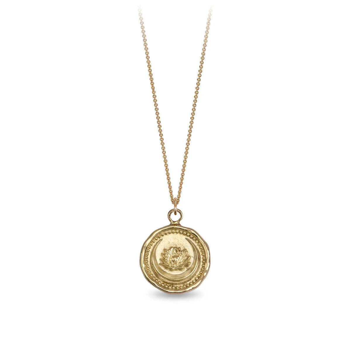 Lotus Flower 14K Gold Talisman - Unveiled