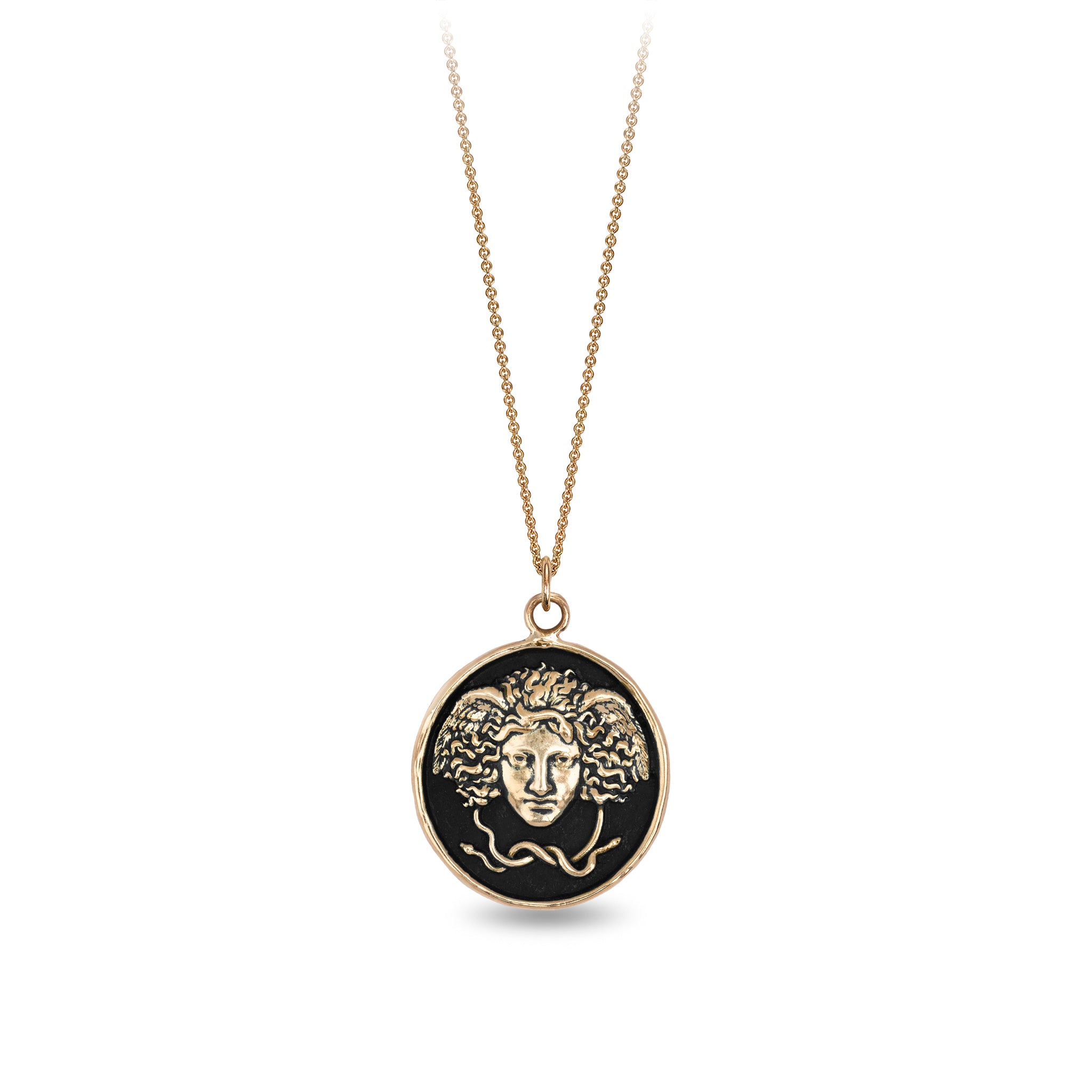 Medusa 14K Gold Talisman