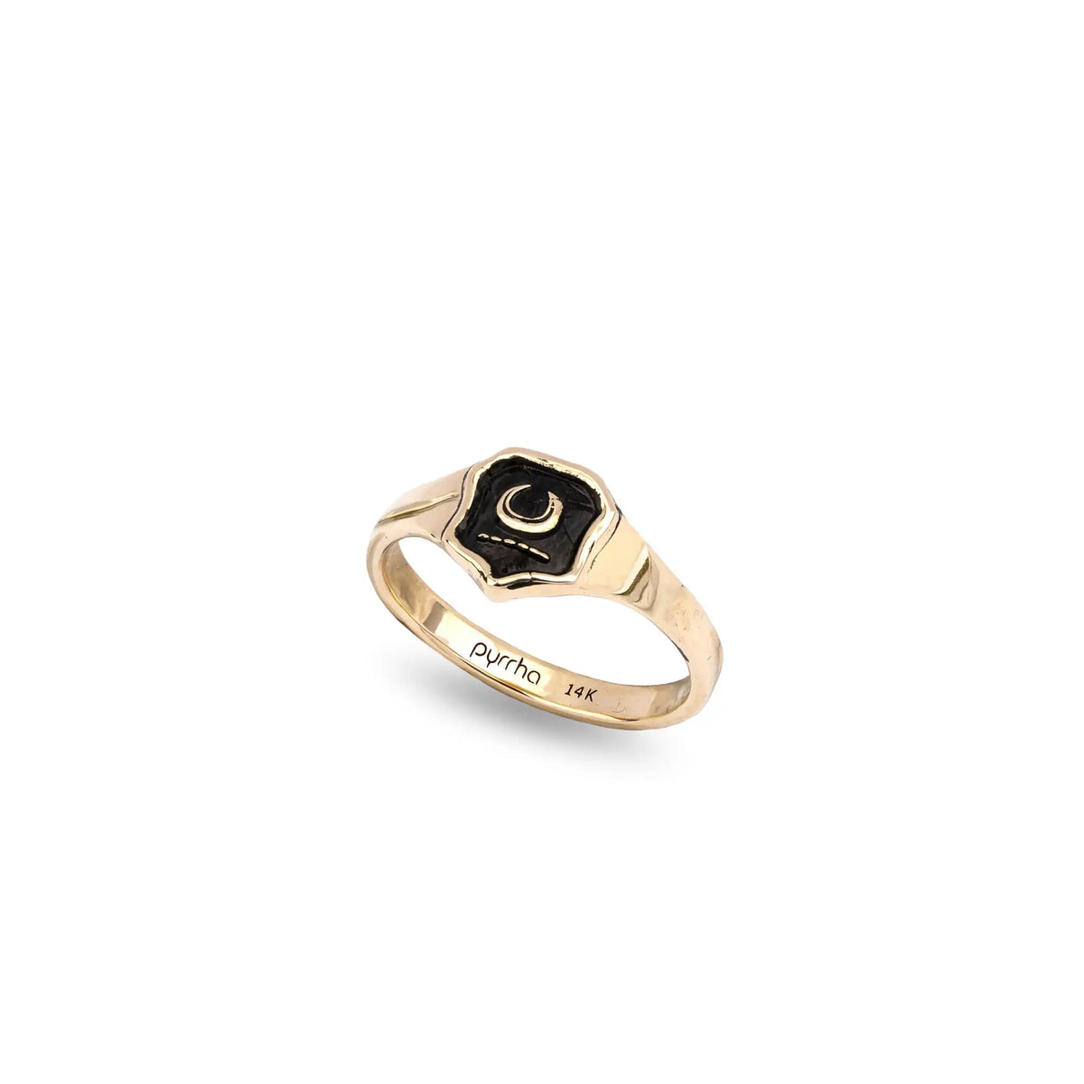New Beginnings 14K Gold Cigar Band Ring