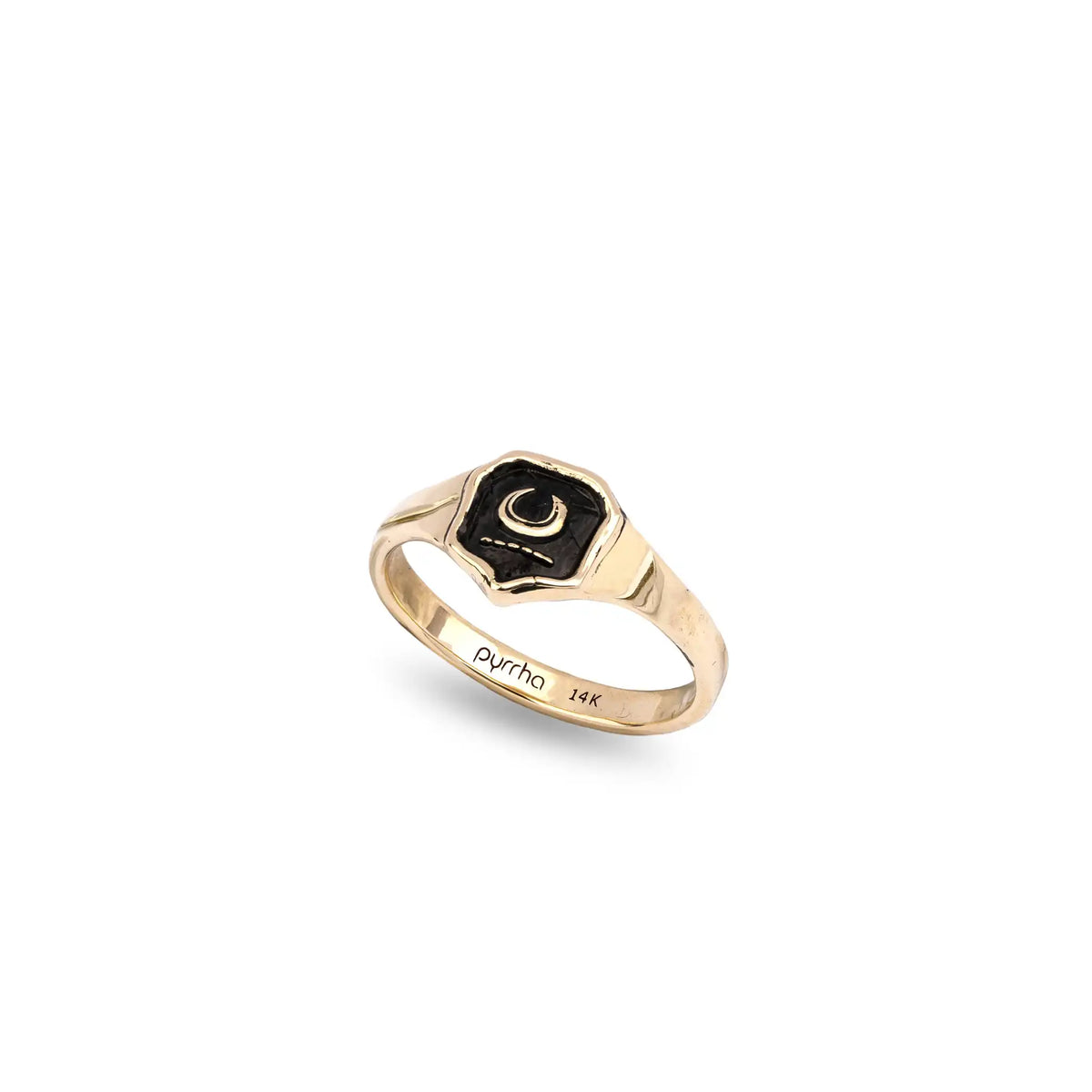 New Beginnings 14K Gold Cigar Band Ring