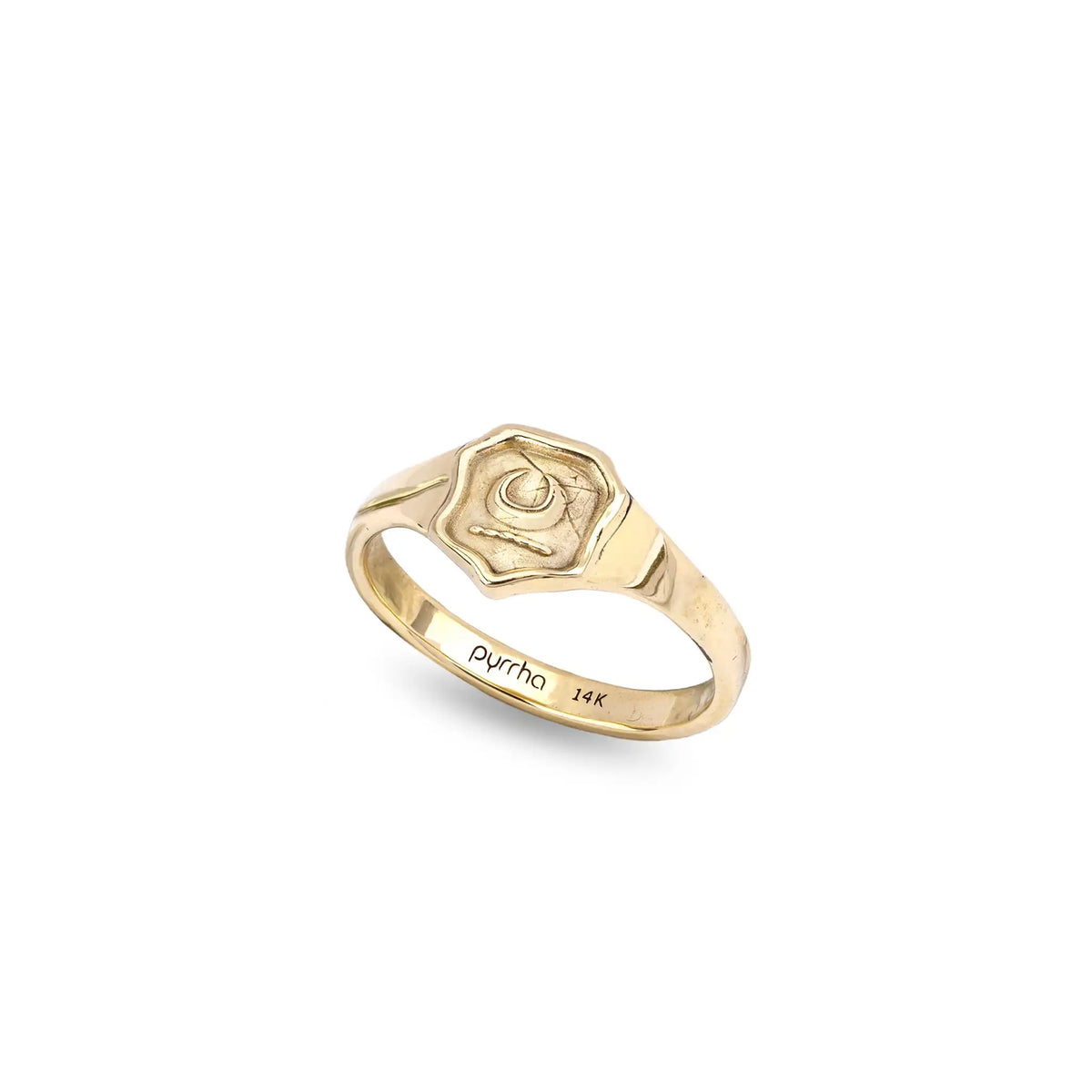 New Beginnings 14K Gold Cigar Band Ring - Unveiled