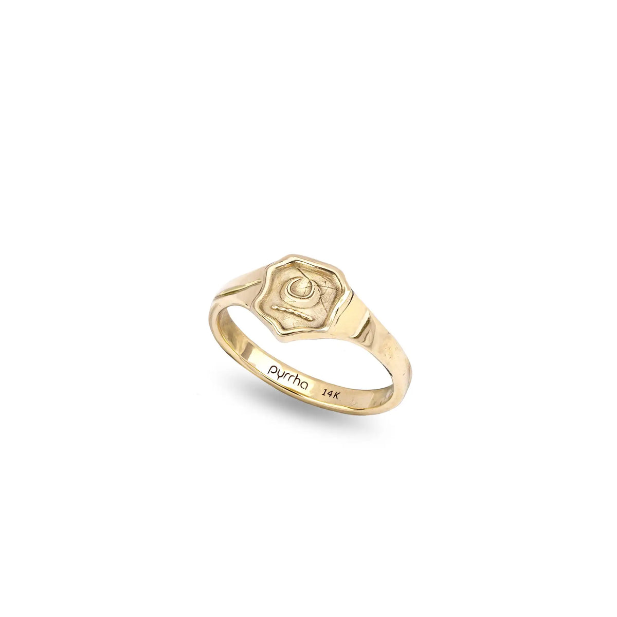 New Beginnings 14K Gold Cigar Band Ring - Unveiled