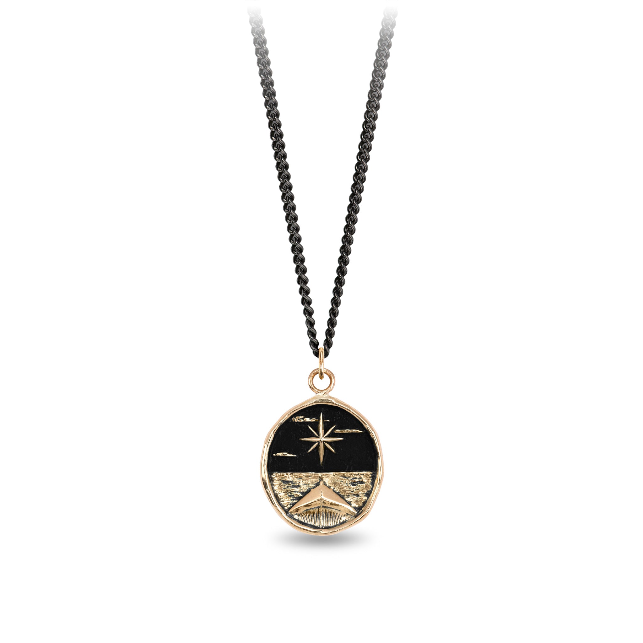 North Star 14K Gold Talisman