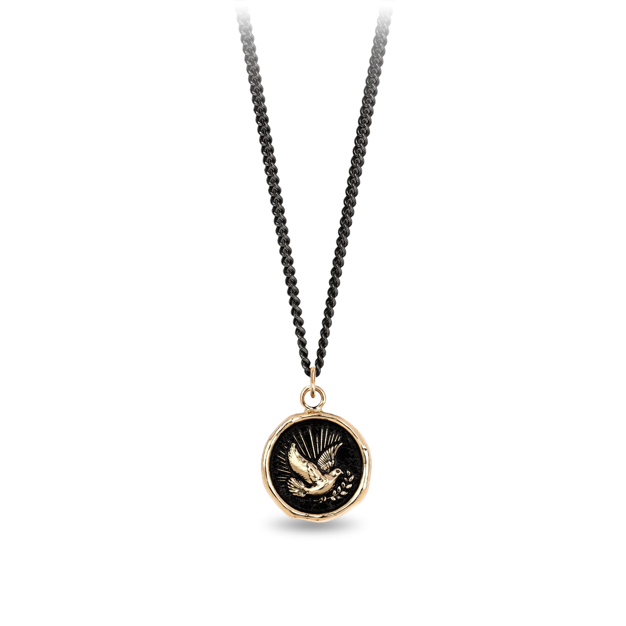 Peace Dove 14K Gold Talisman