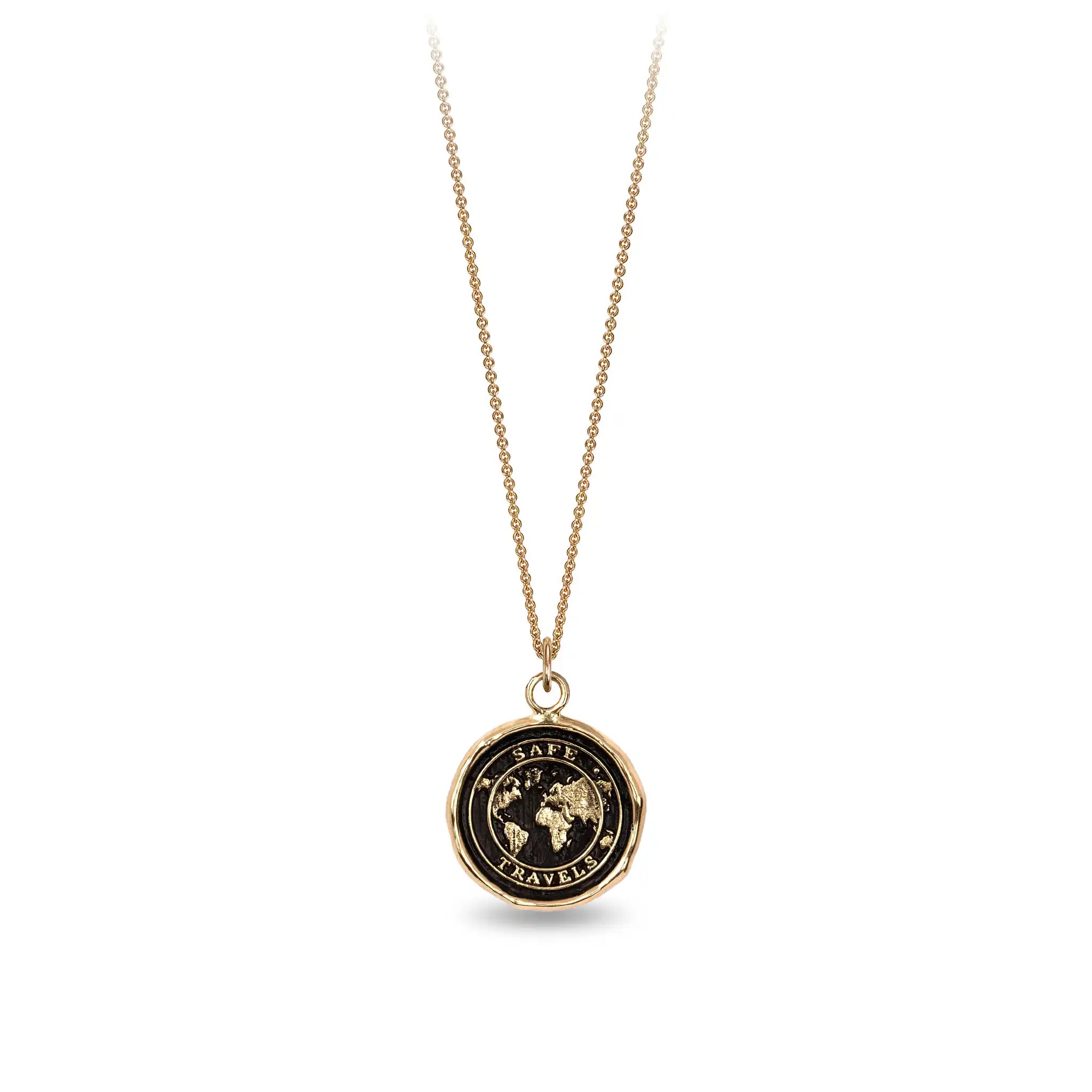 Safe Travels 14K Gold Talisman