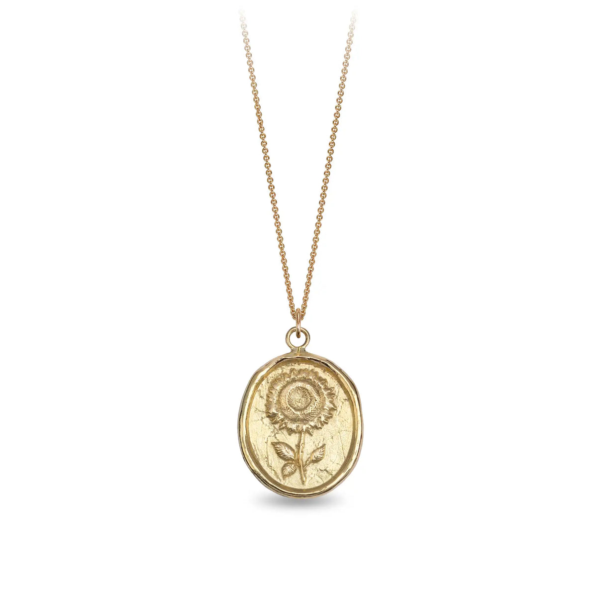 Sunflower 14K Gold Talisman - Unveiled