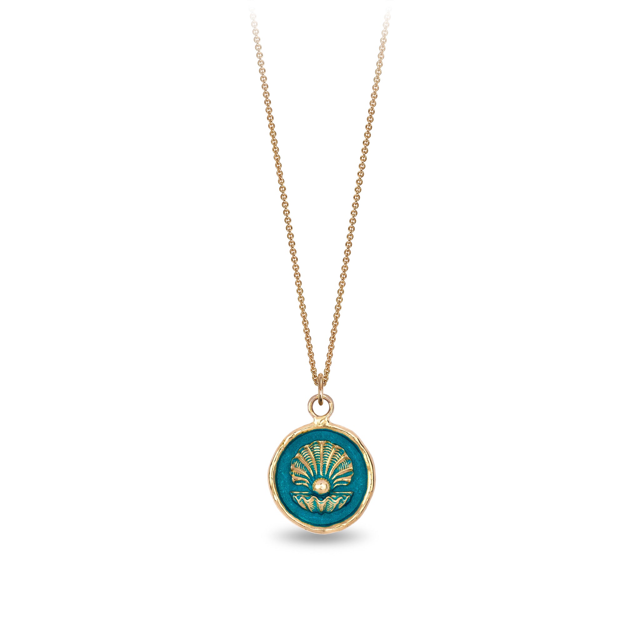 The World is Your Oyster 14K Gold Talisman - True Colors