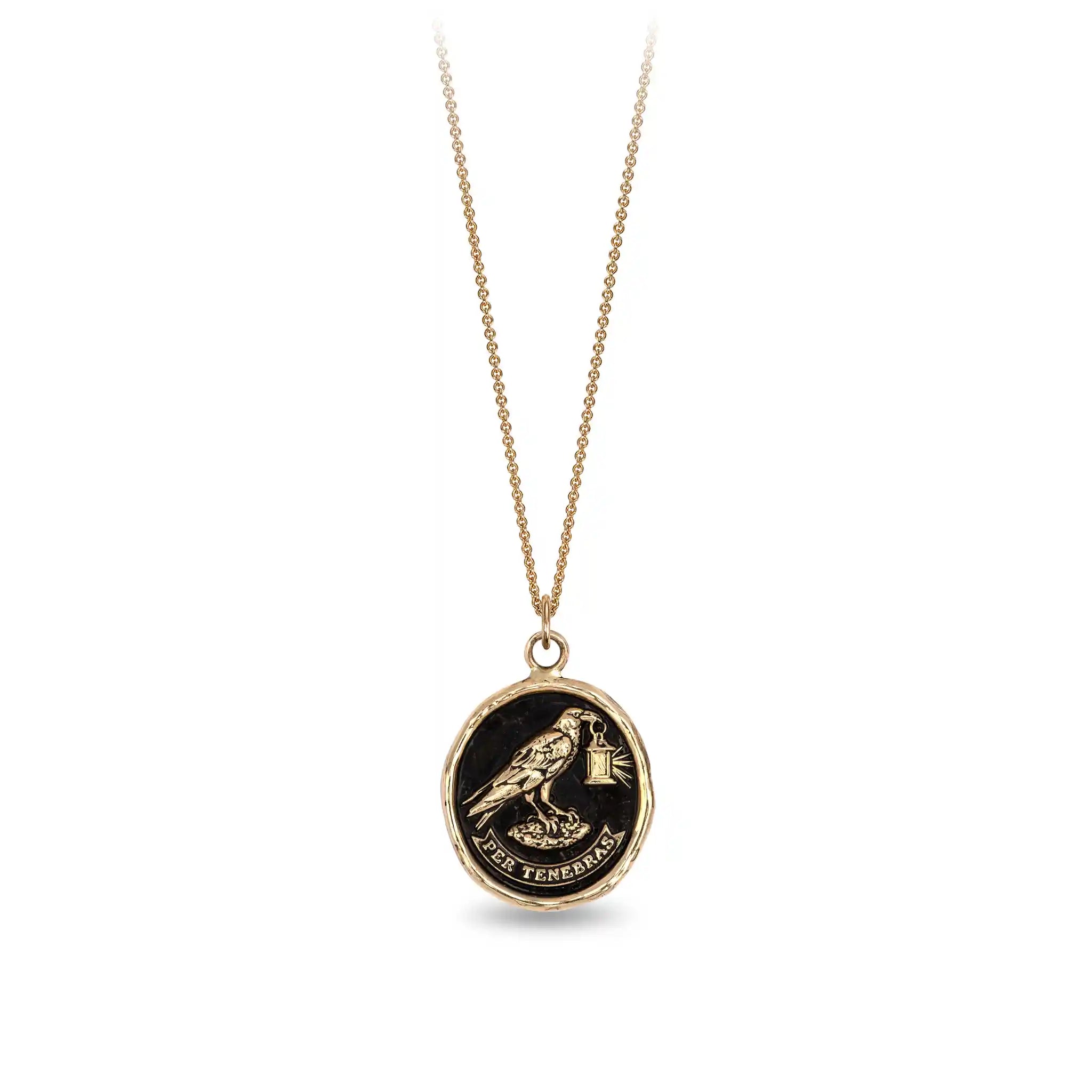 Through Darkness 14K Gold Talisman