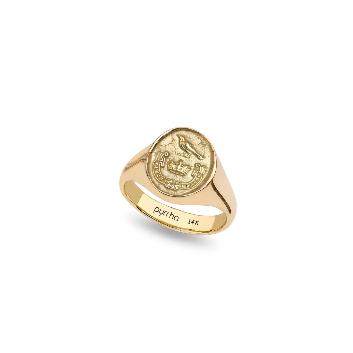 Unbreakable 14K Gold Signet Ring - Unveiled