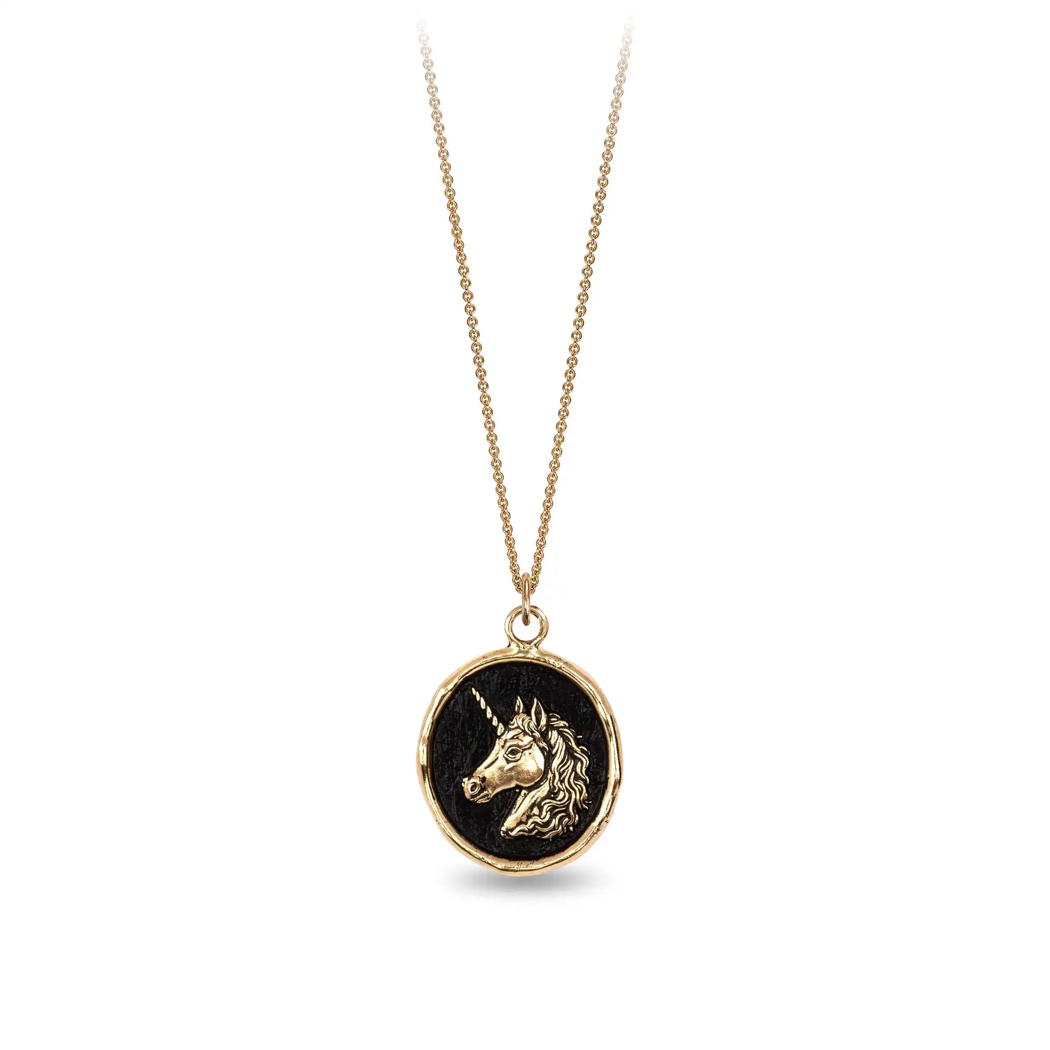 Unicorn 14K Gold Talisman