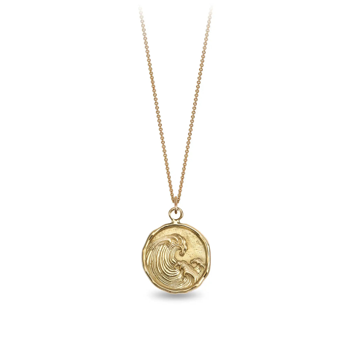 Wave 14K Gold Talisman - Unveiled