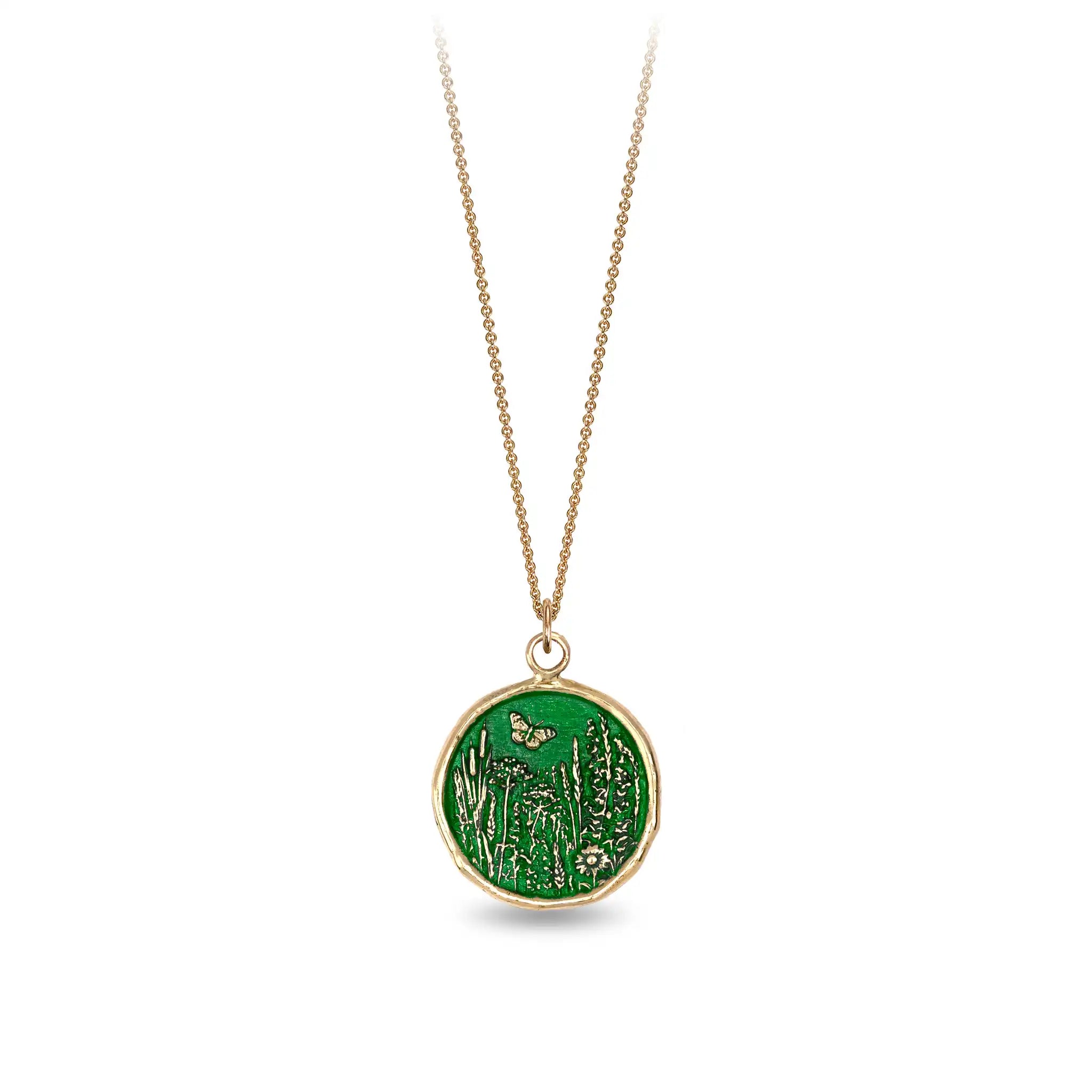 Wild at Heart 14K Gold Talisman - True Colors