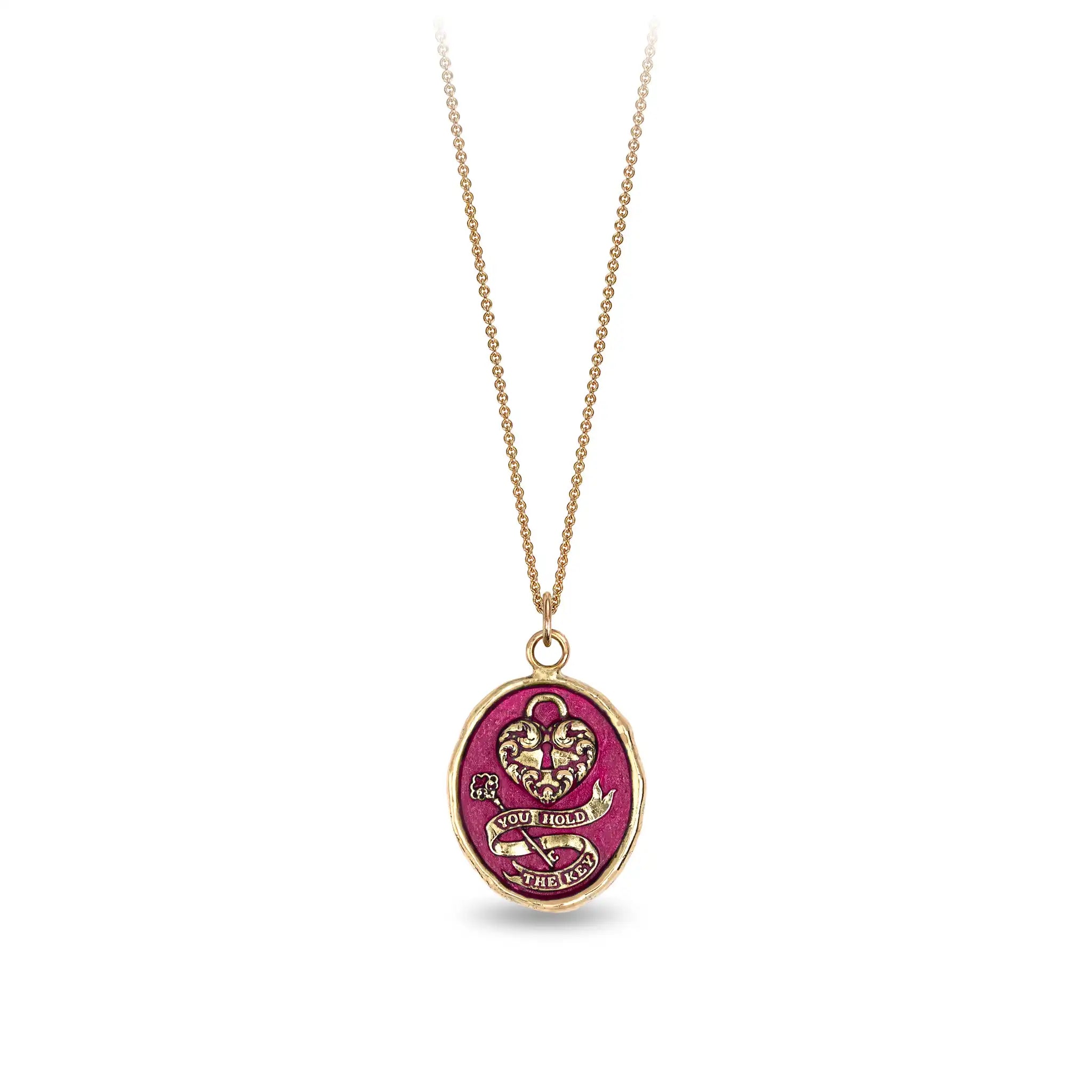You Hold the Key 14K Gold Talisman - True Colors