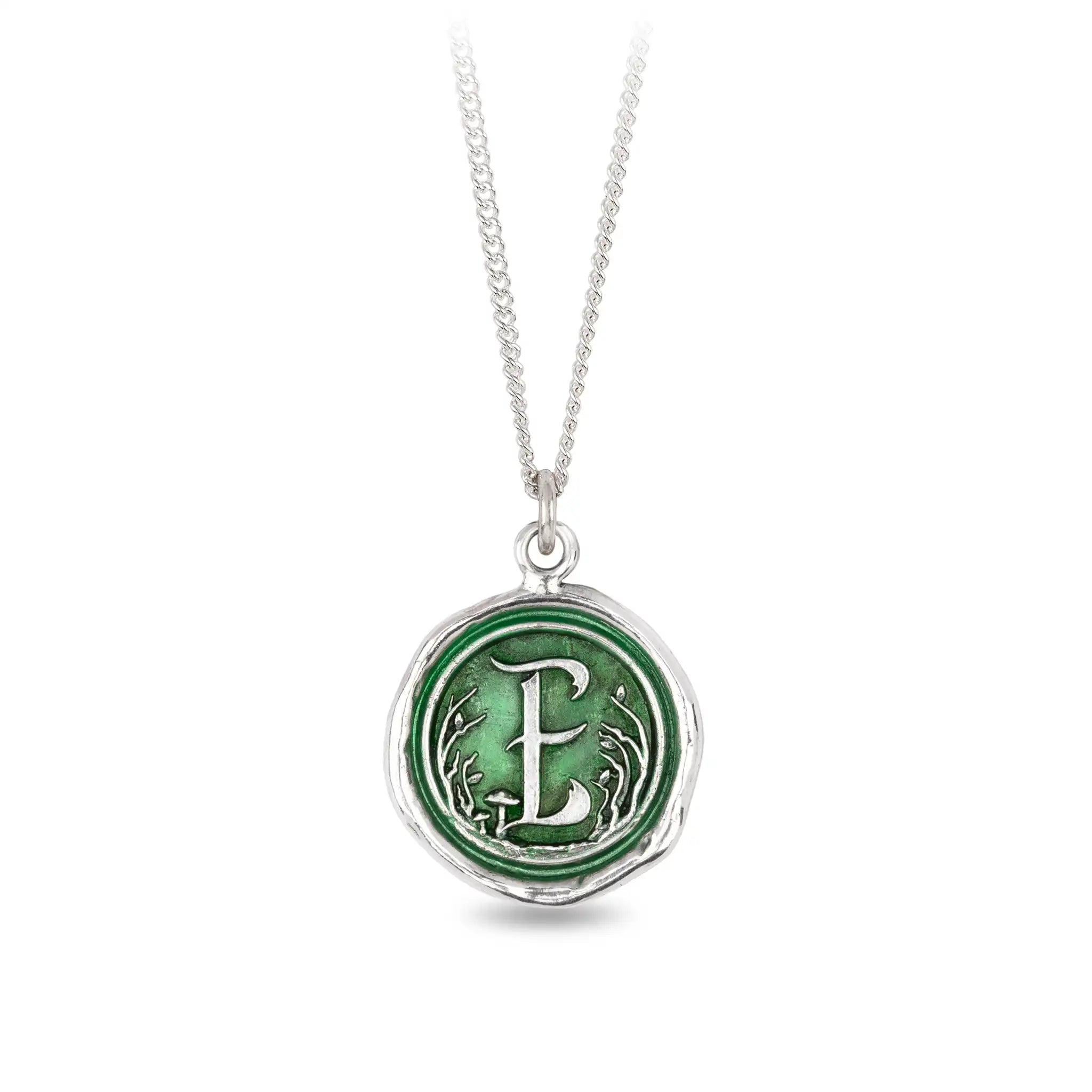 E for Elphaba Talisman - Wicked Green