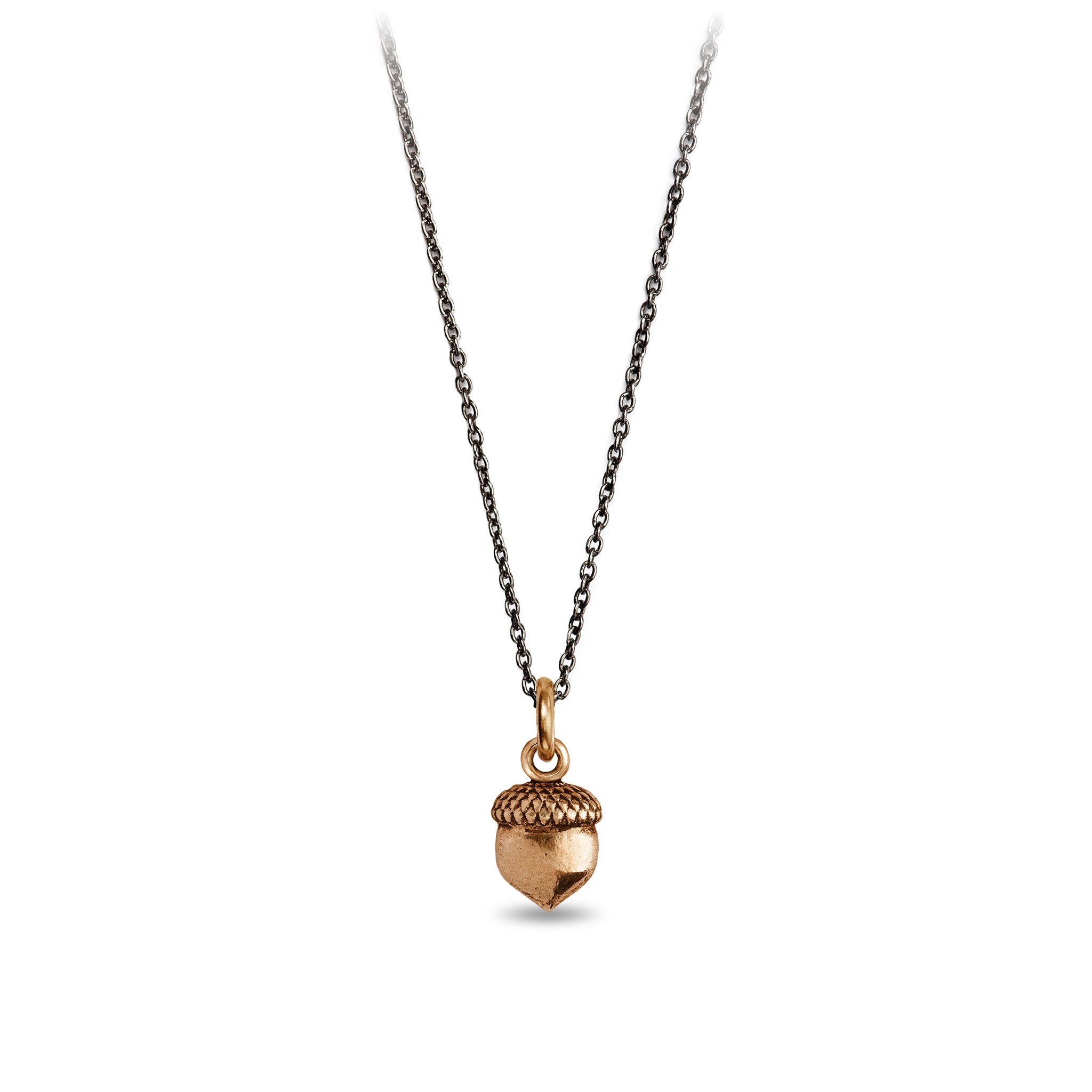Acorn Symbol Charm - Bronze