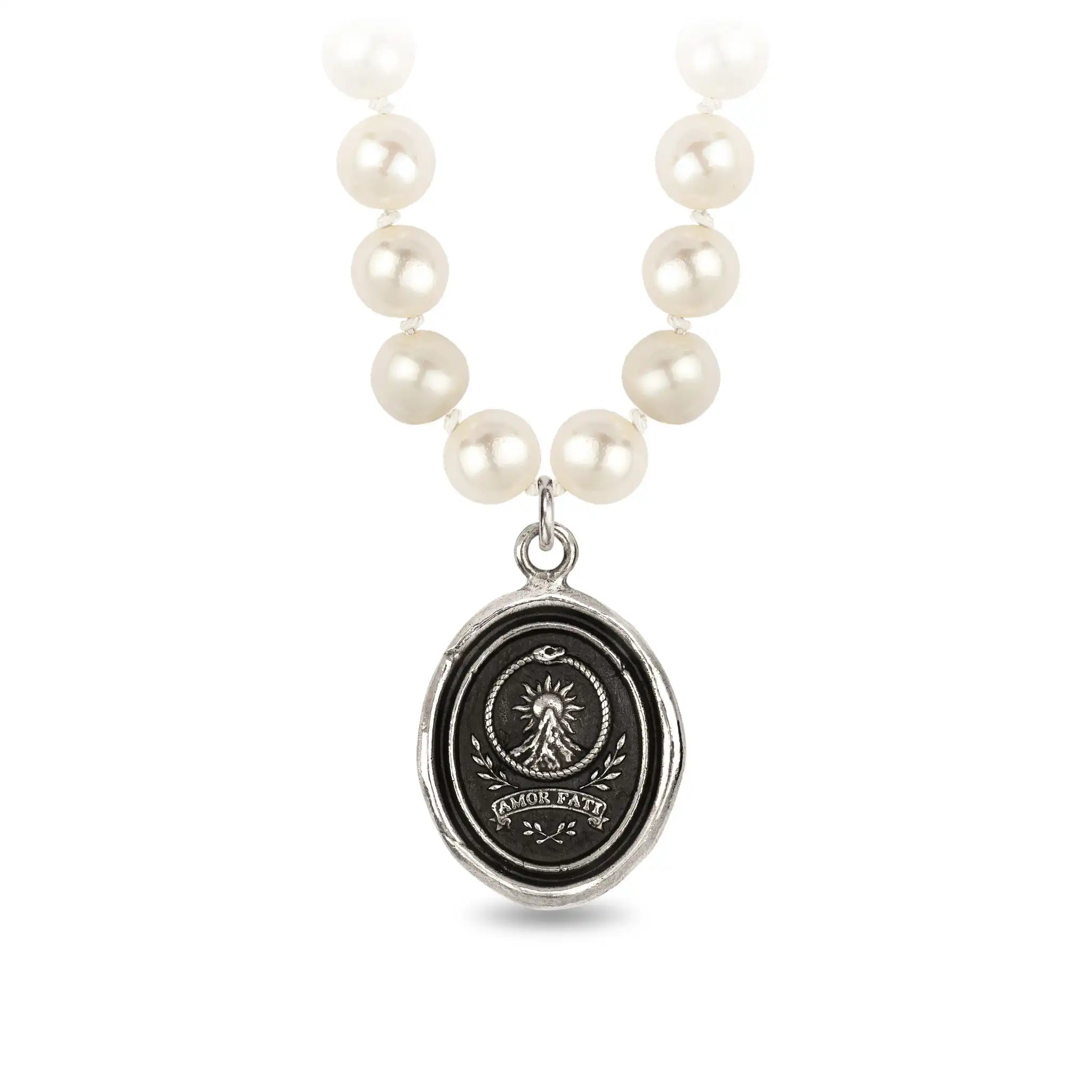 Amor Fati Freshwater Pearl Necklace - Ivory