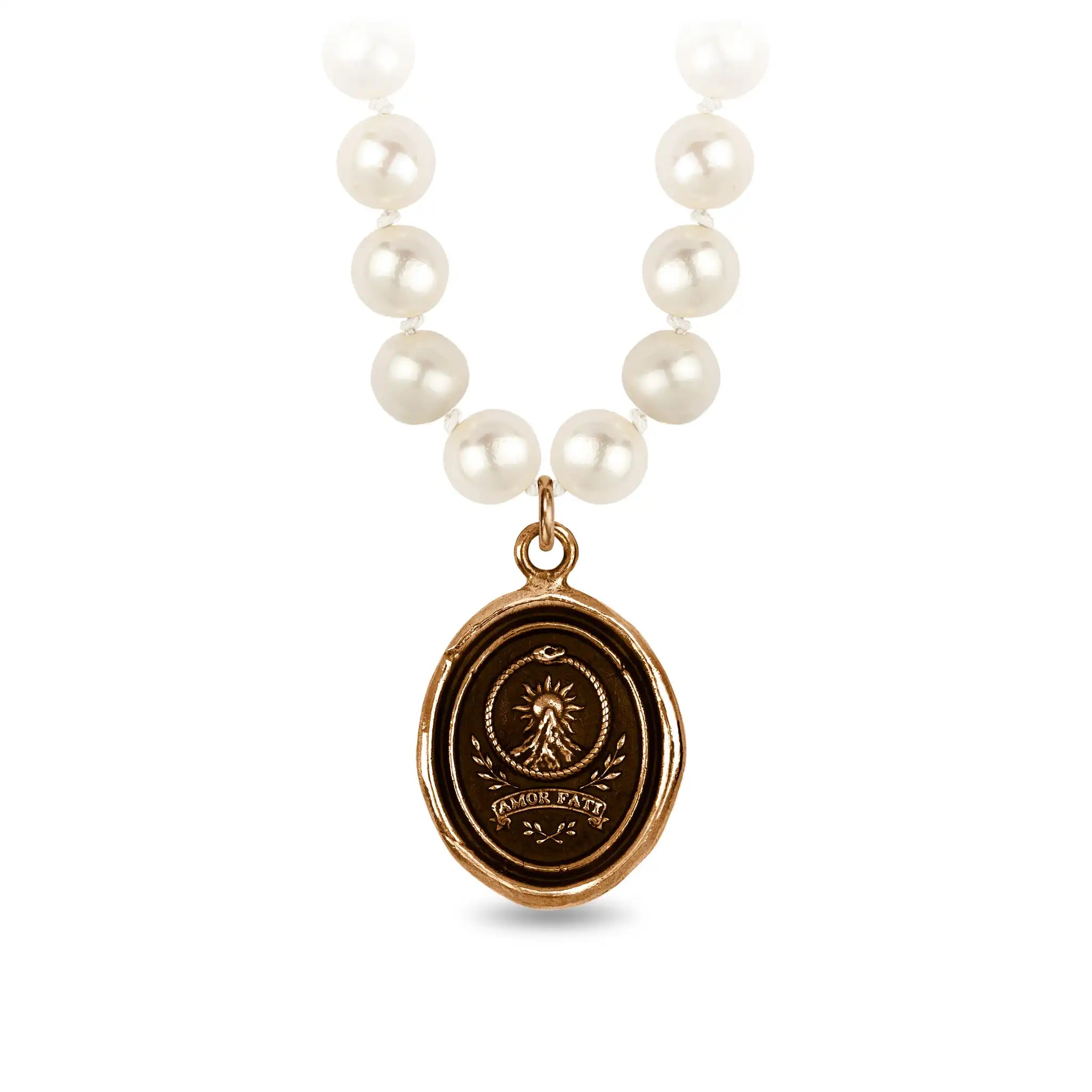 Amor Fati Freshwater Pearl Necklace - Ivory