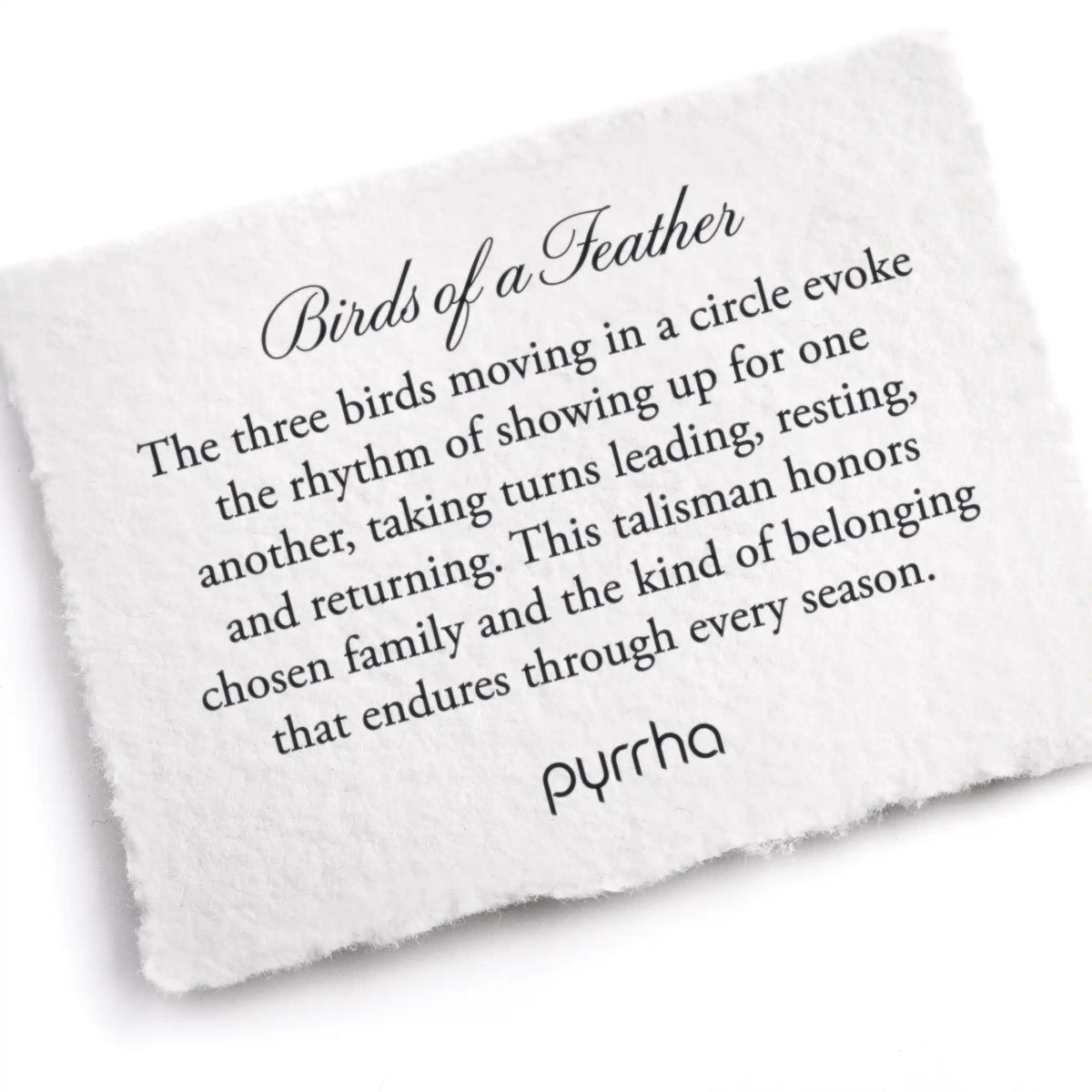 Birds of a Feather 14K Gold Talisman - Unveiled