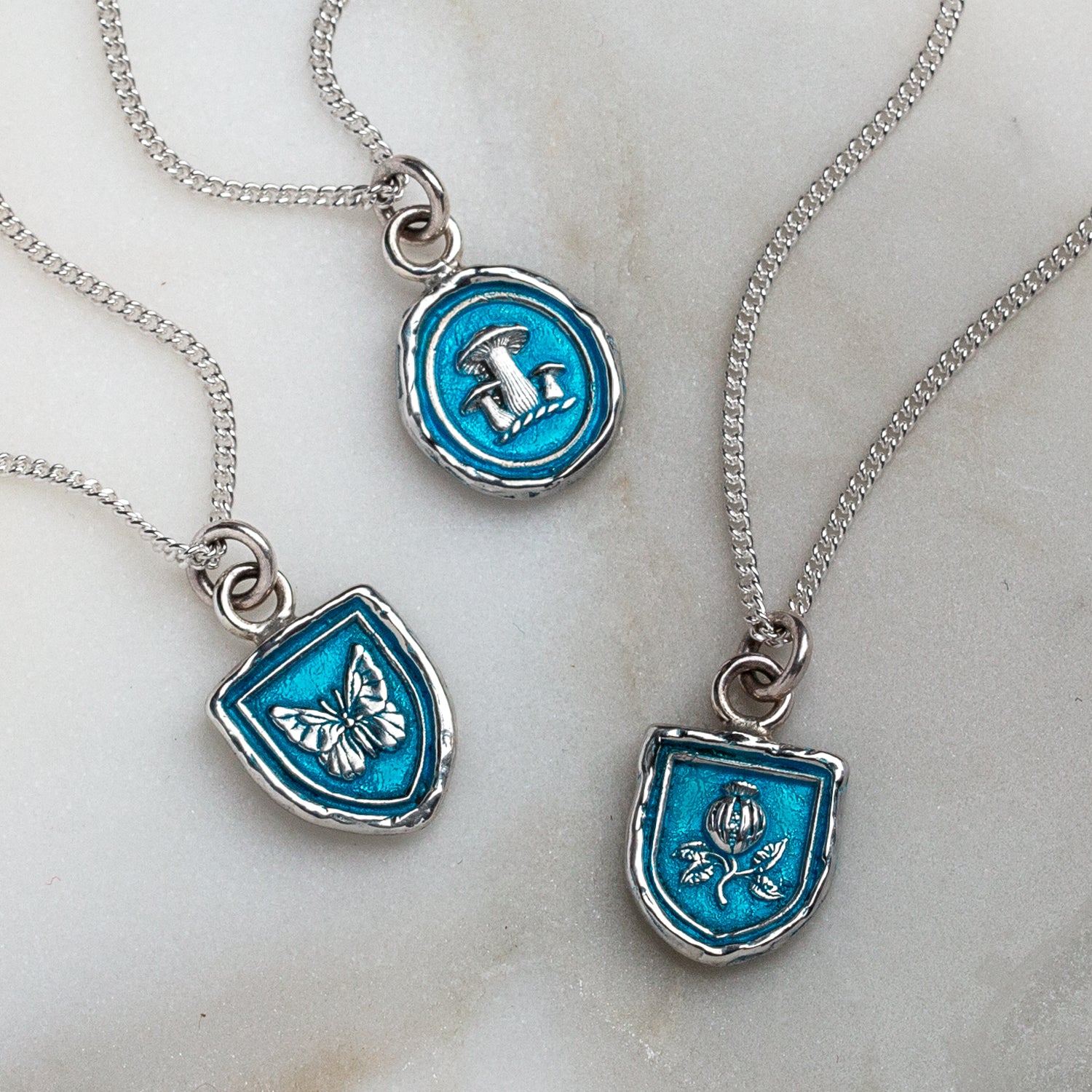 Earthy Appreciation Talisman - Capri Blue