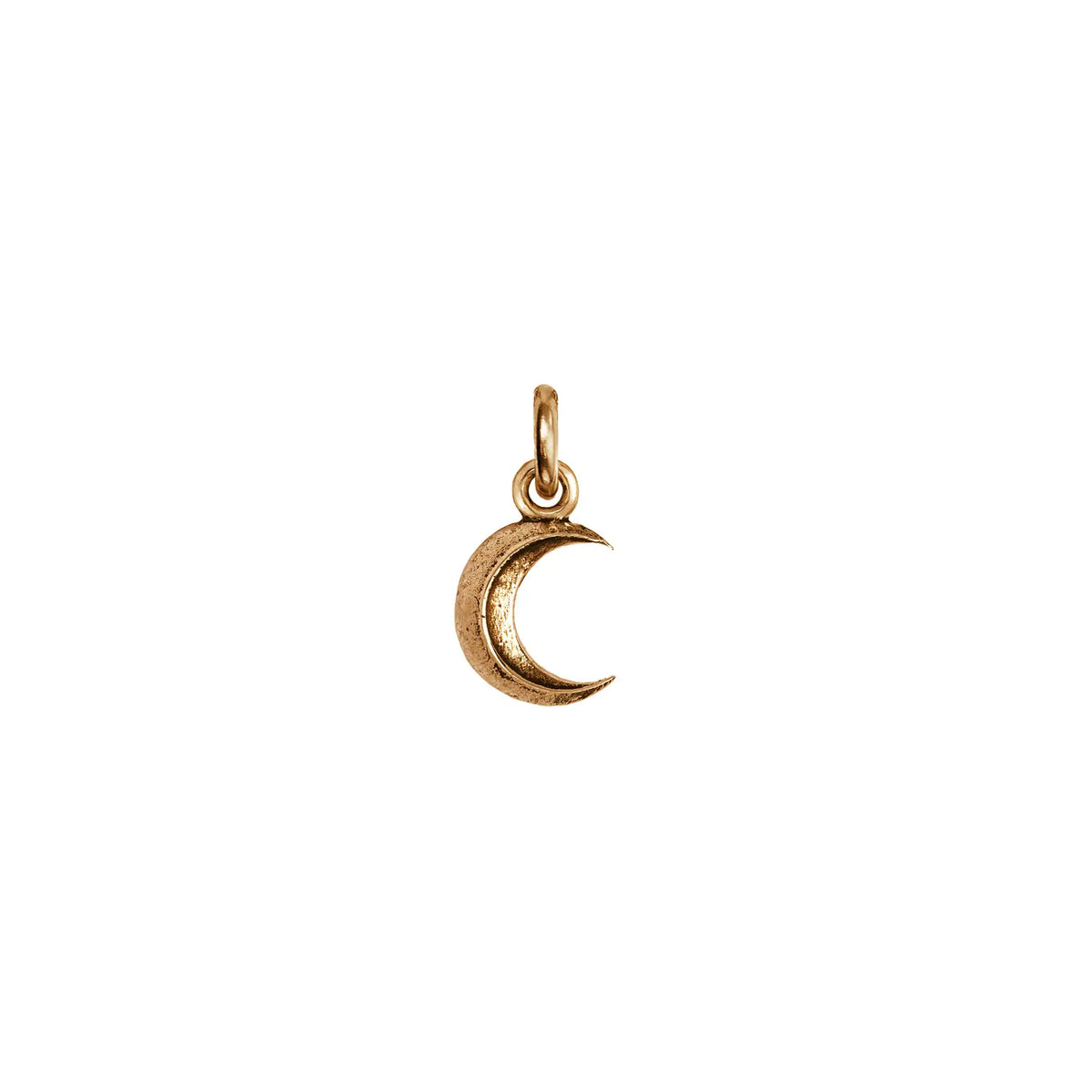 Crescent Moon Symbol Charm - Bronze