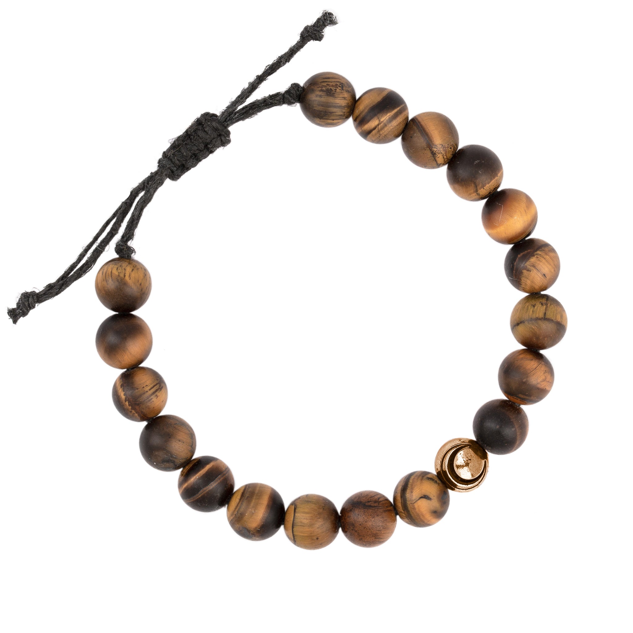 Crescent Moon Beaded Bracelet