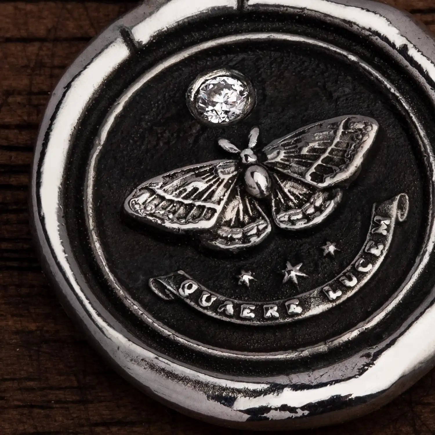 Seek the Light Diamond Set Talisman