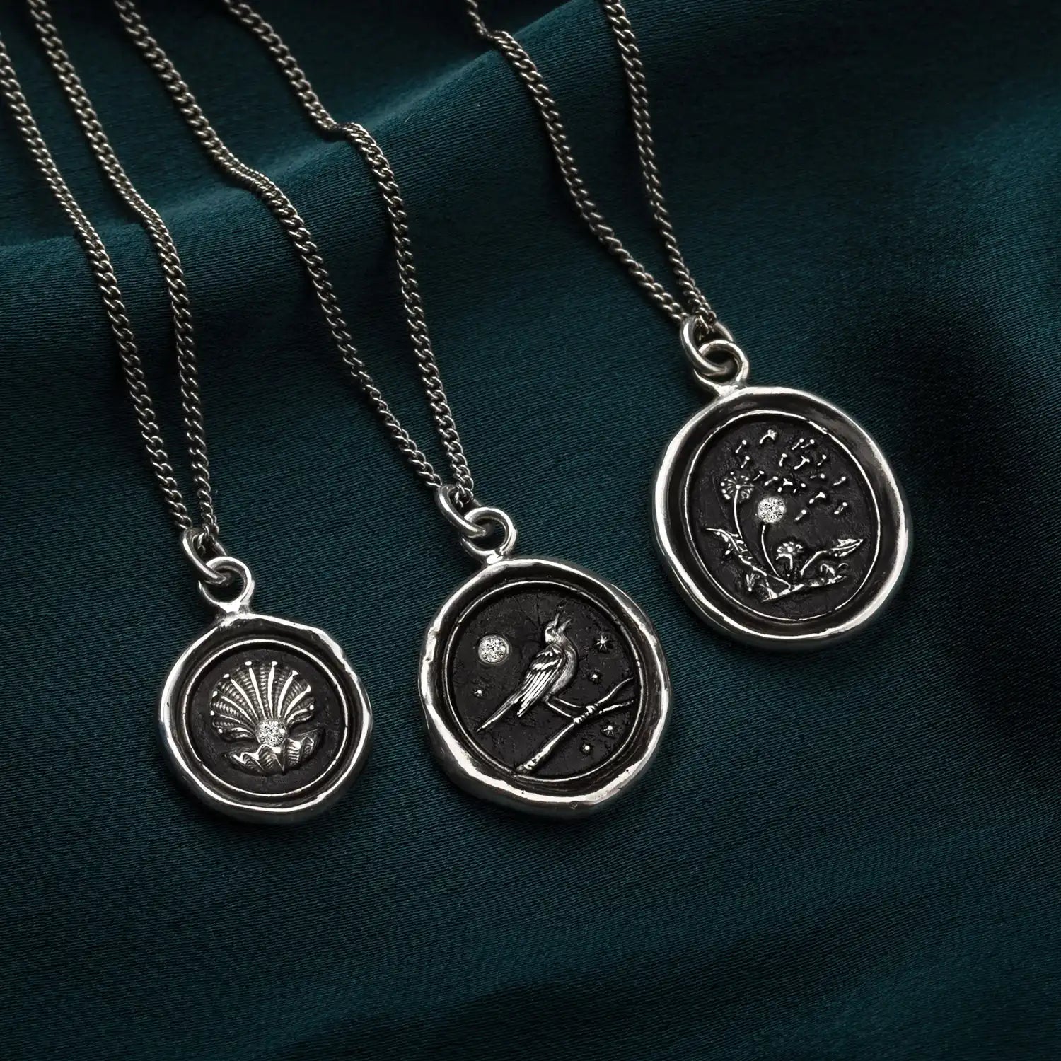 The World is Your Oyster Diamond Set Talisman