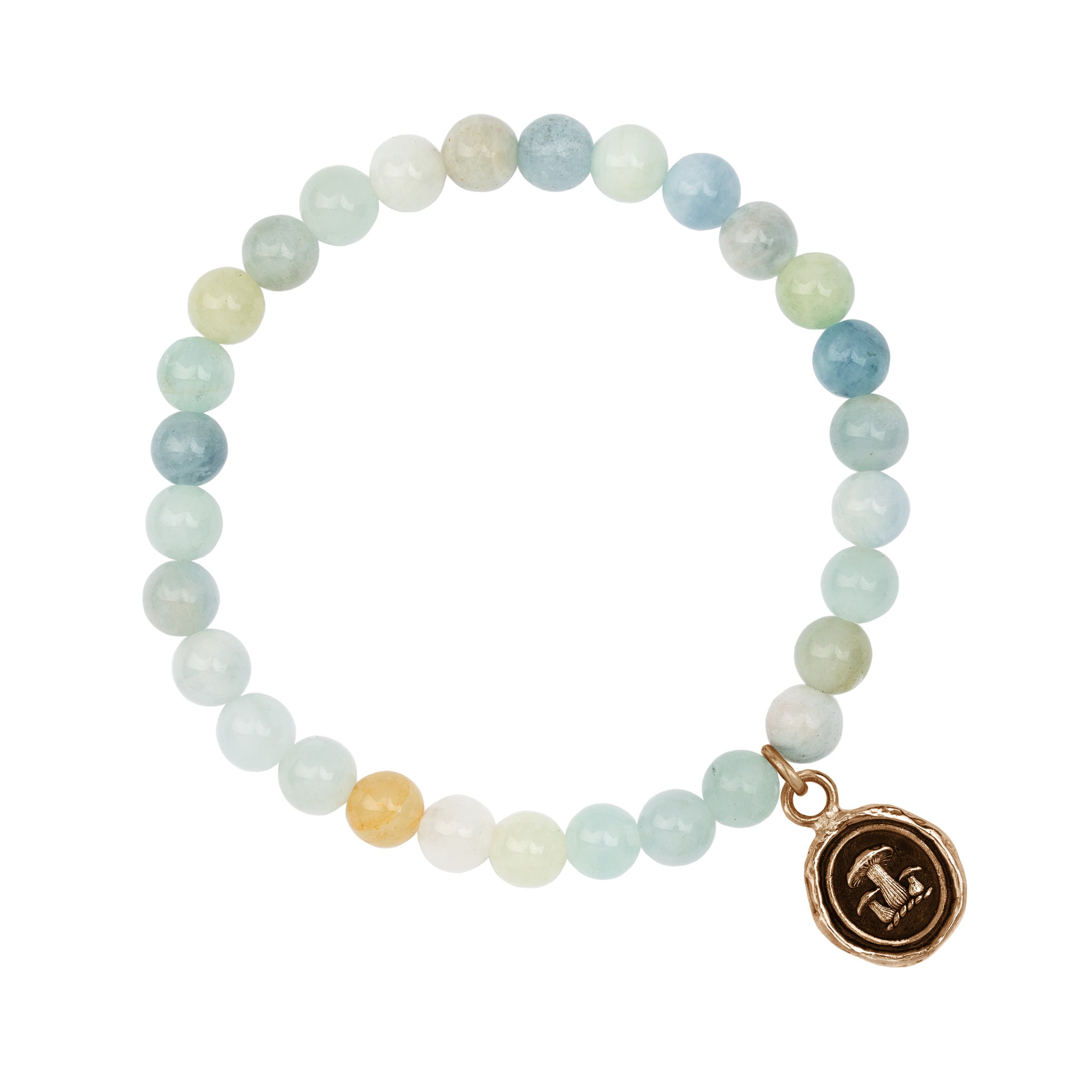 Earthy Appreciation Talisman Stretch Stone Bracelet