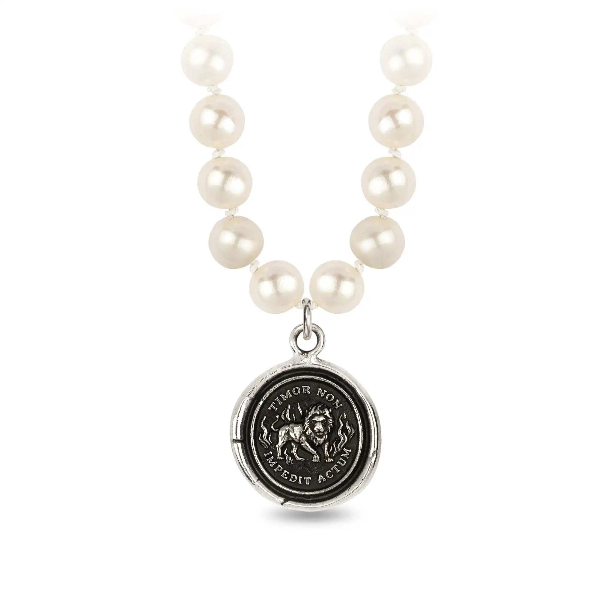 Feel the Fear Freshwater Pearl Necklace - Ivory