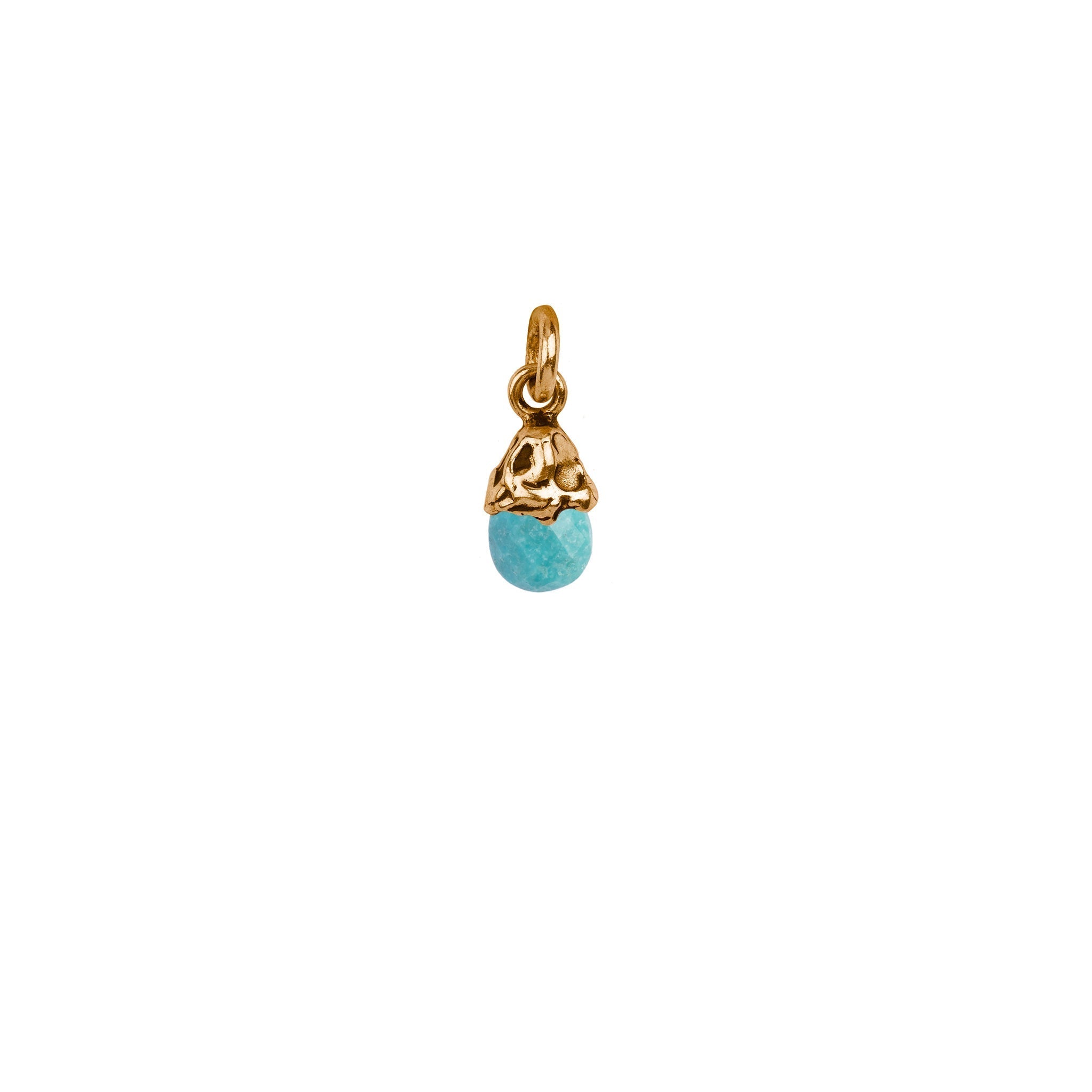 Friendship Capped Attraction Charm - Bronze