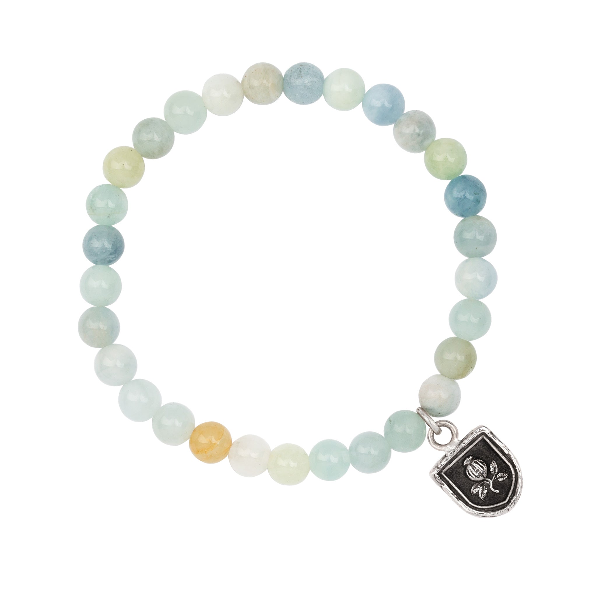 Full of Life Appreciation Talisman Stretch Stone Bracelet