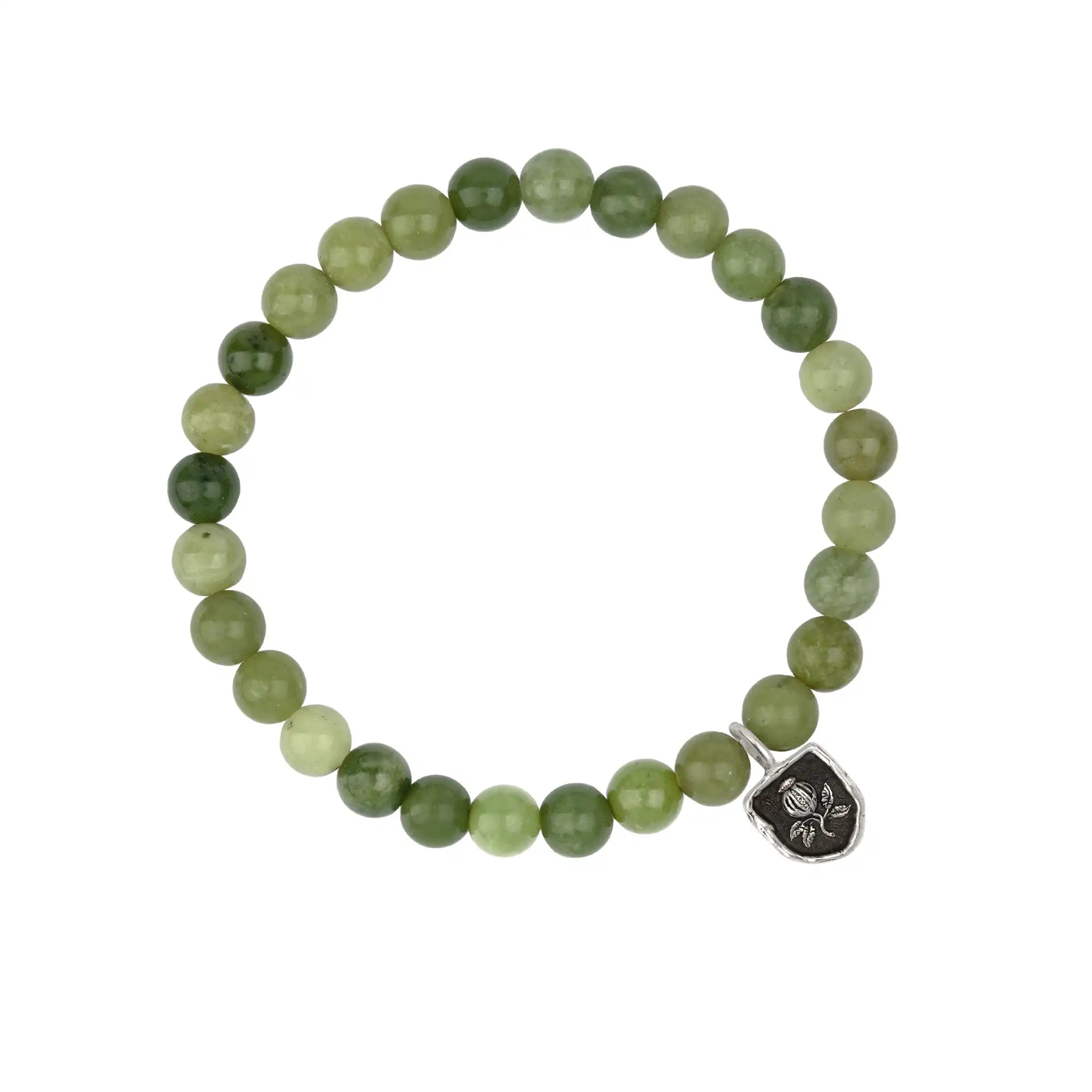 Full of Life Appreciation Charm Stone Stretch Bracelet