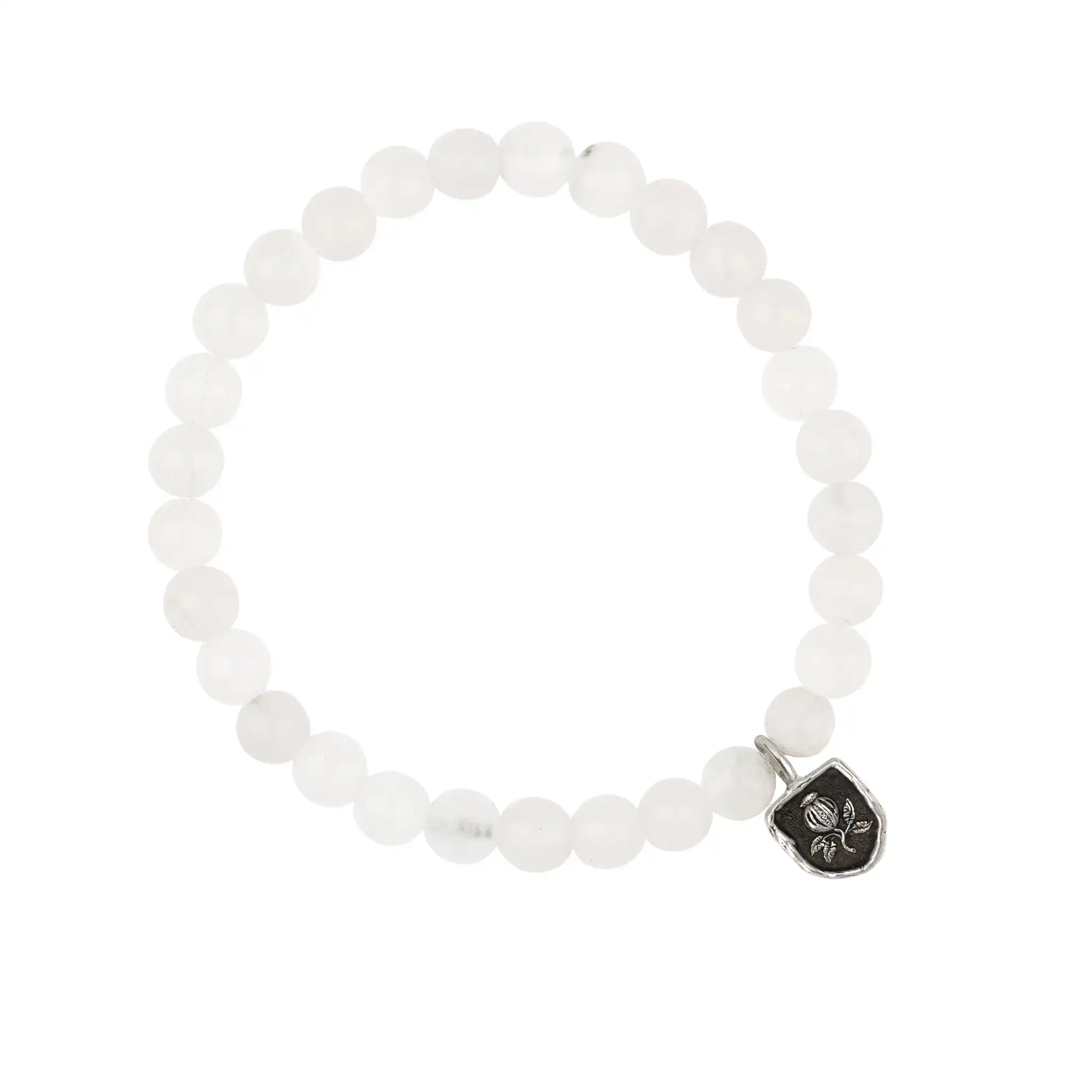 Full of Life Appreciation Charm Stone Stretch Bracelet