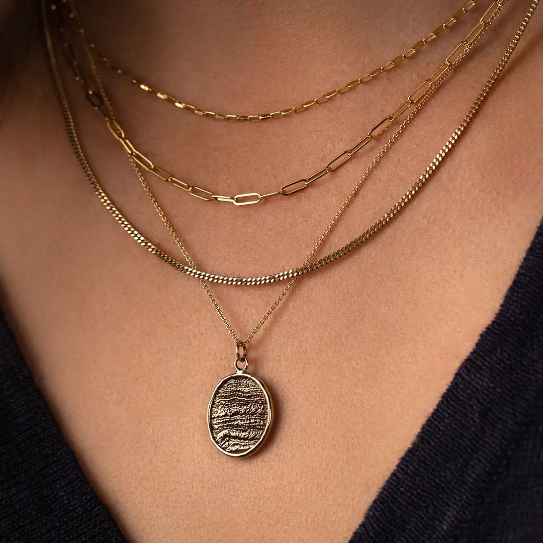 14K Gold Medium Curb Chain