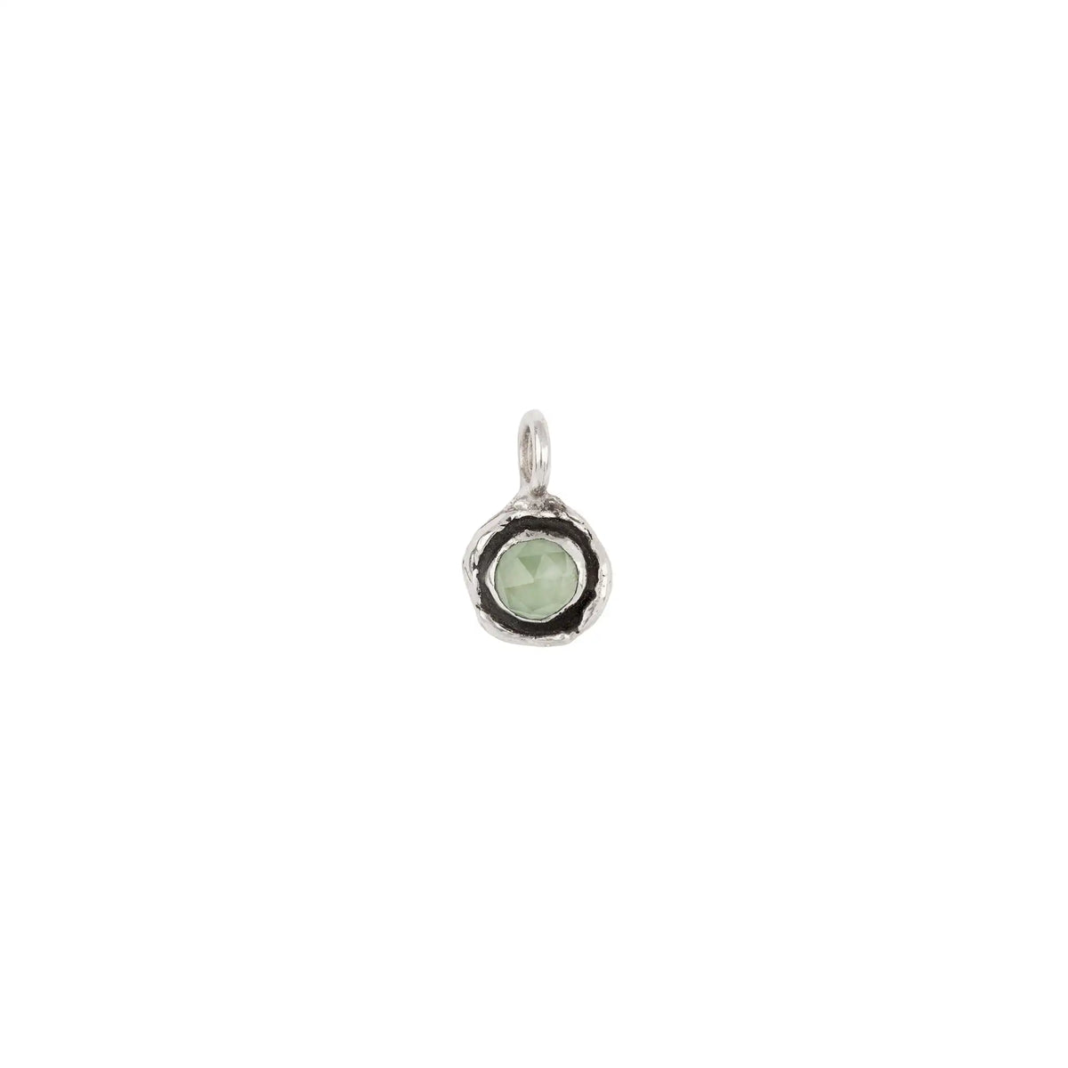Prehnite Faceted Stone Talisman Charm