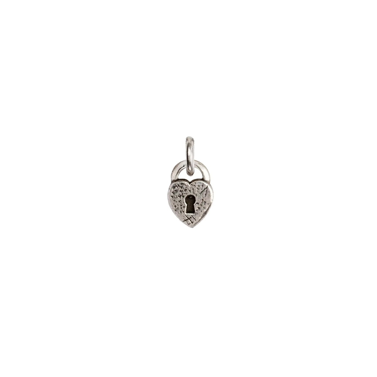 Heart Lock Symbol Charm