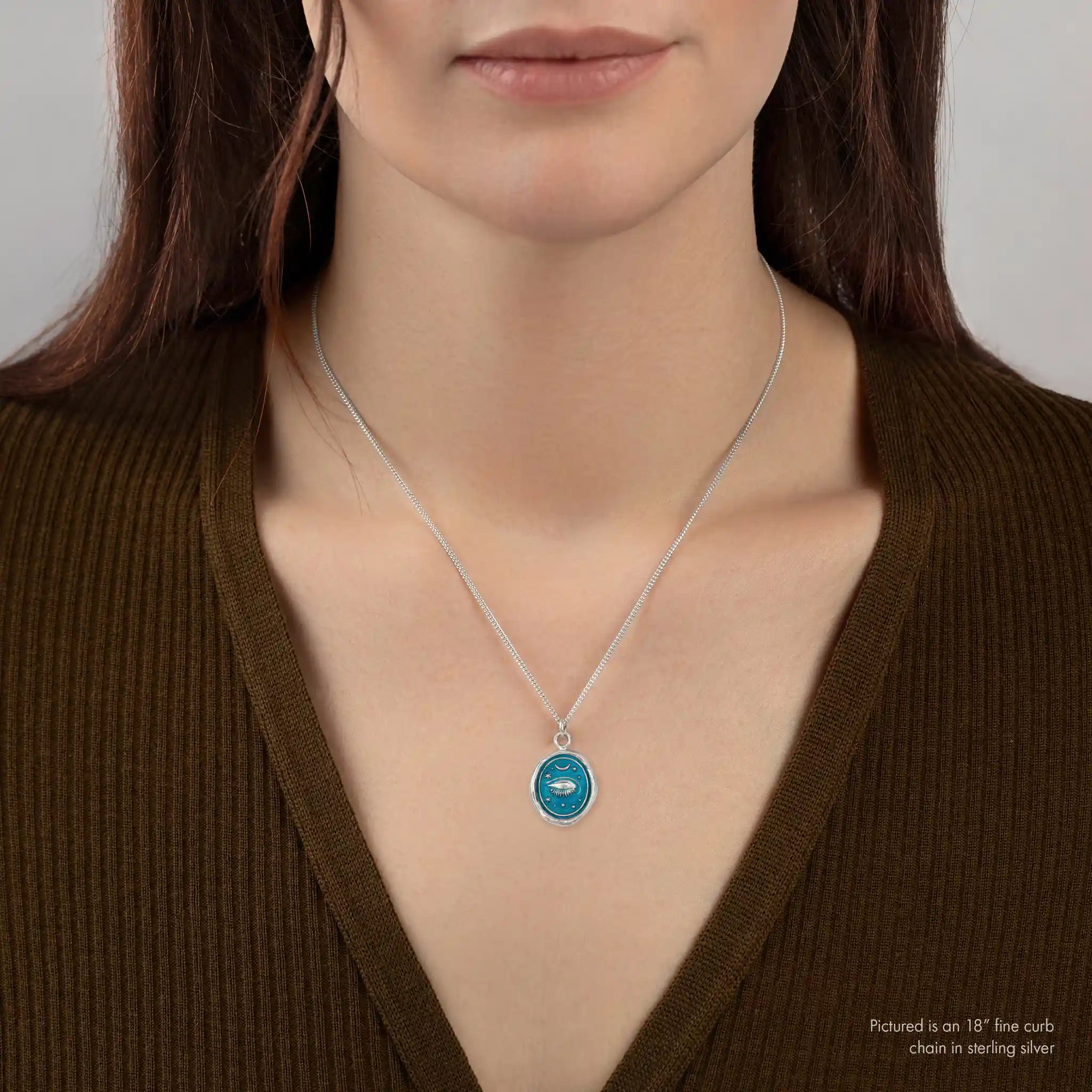 Inner Vision Talisman - Capri Blue