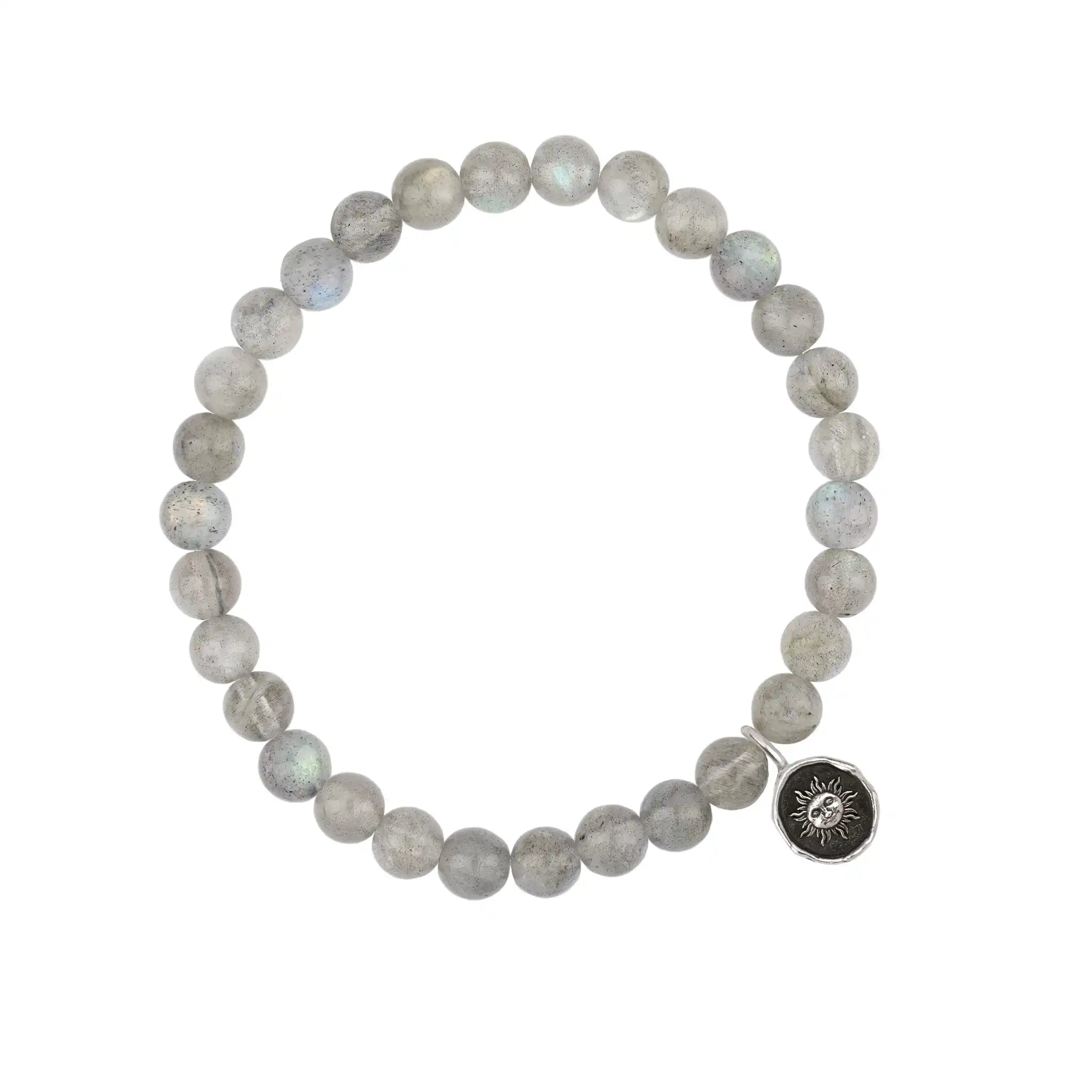 Joyful Appreciation Charm Stone Stretch Bracelet