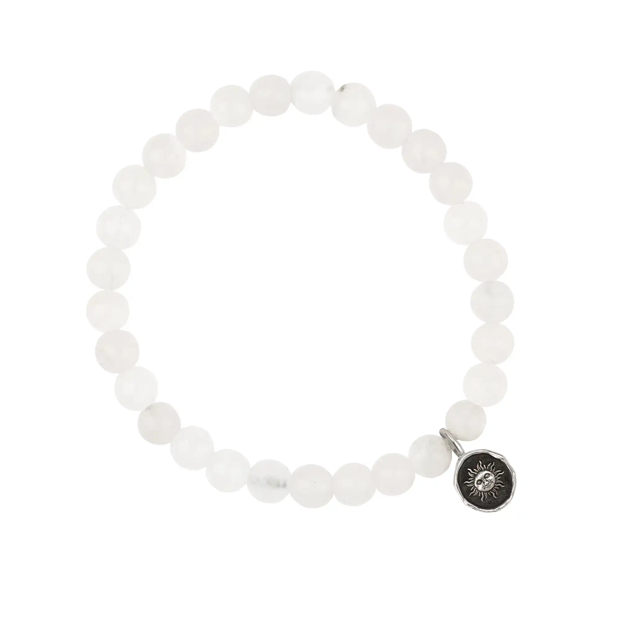 Joyful Appreciation Charm Stone Stretch Bracelet