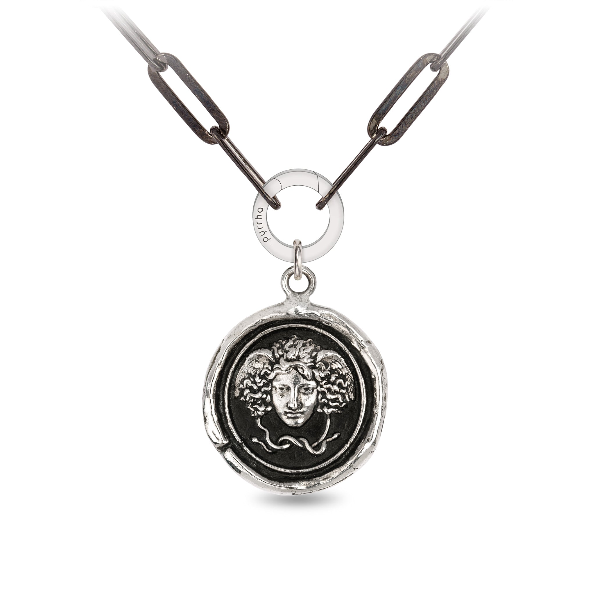 Medusa Large Paperclip Chain Necklace