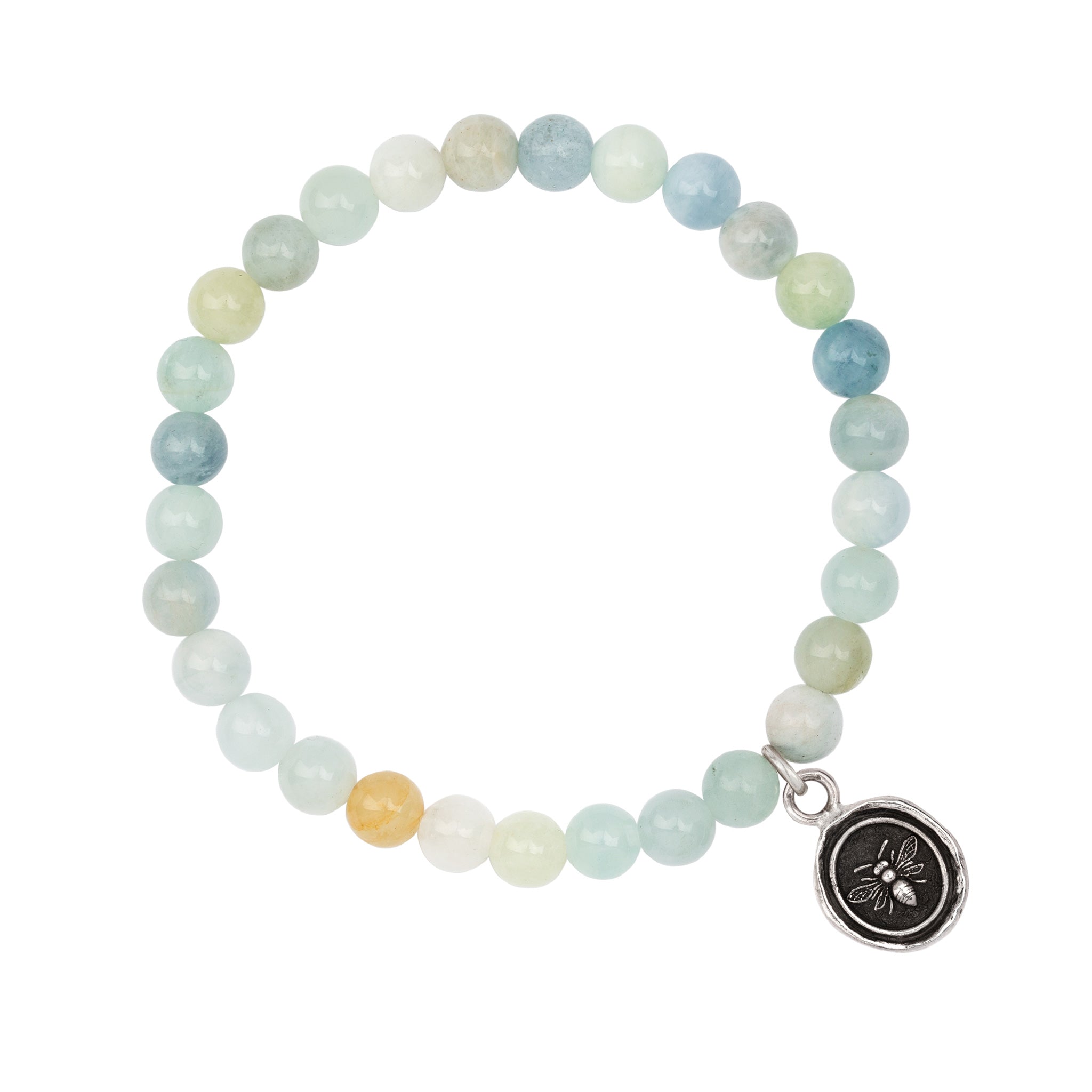 Motivated Appreciation Talisman Stretch Stone Bracelet