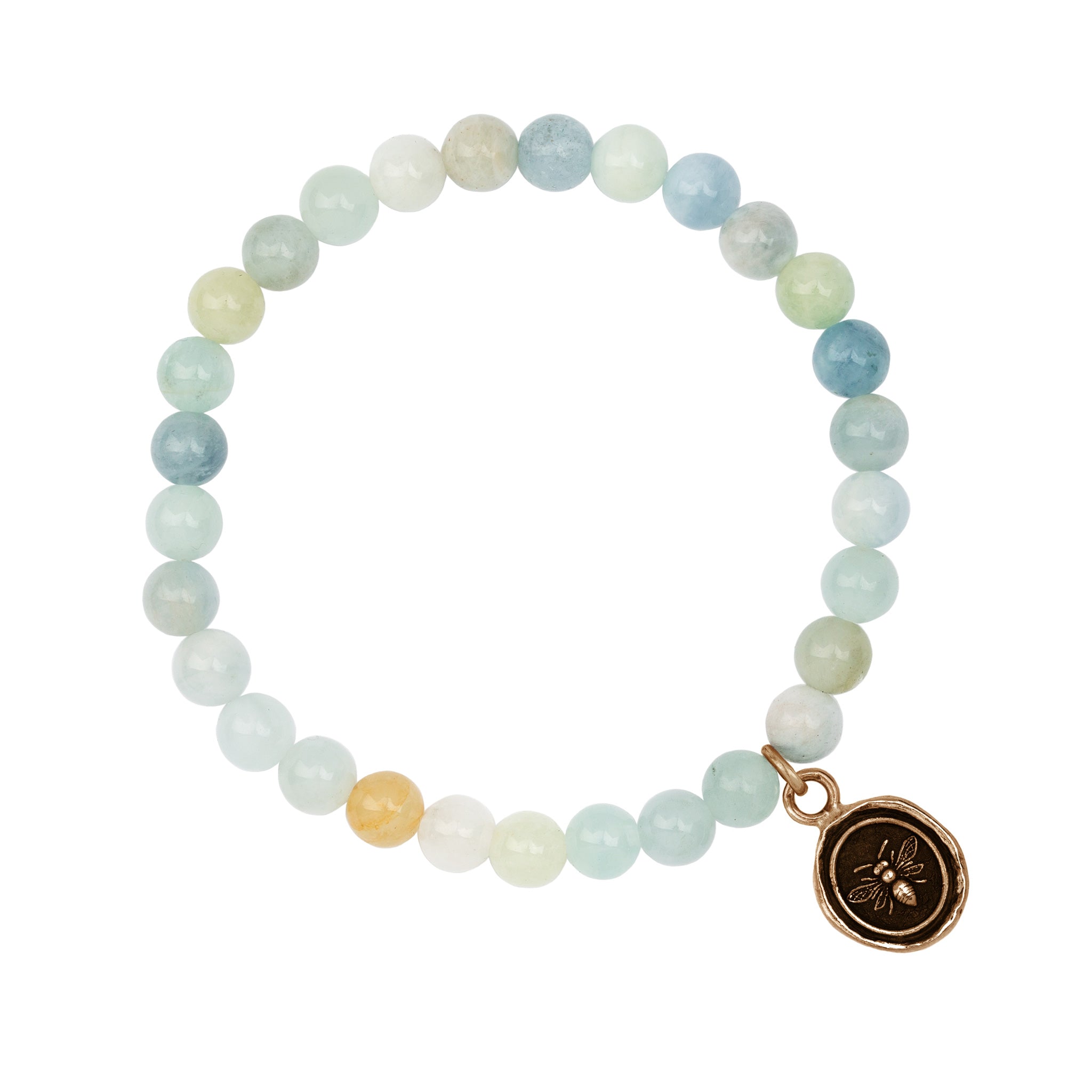 Motivated Appreciation Talisman Stretch Stone Bracelet