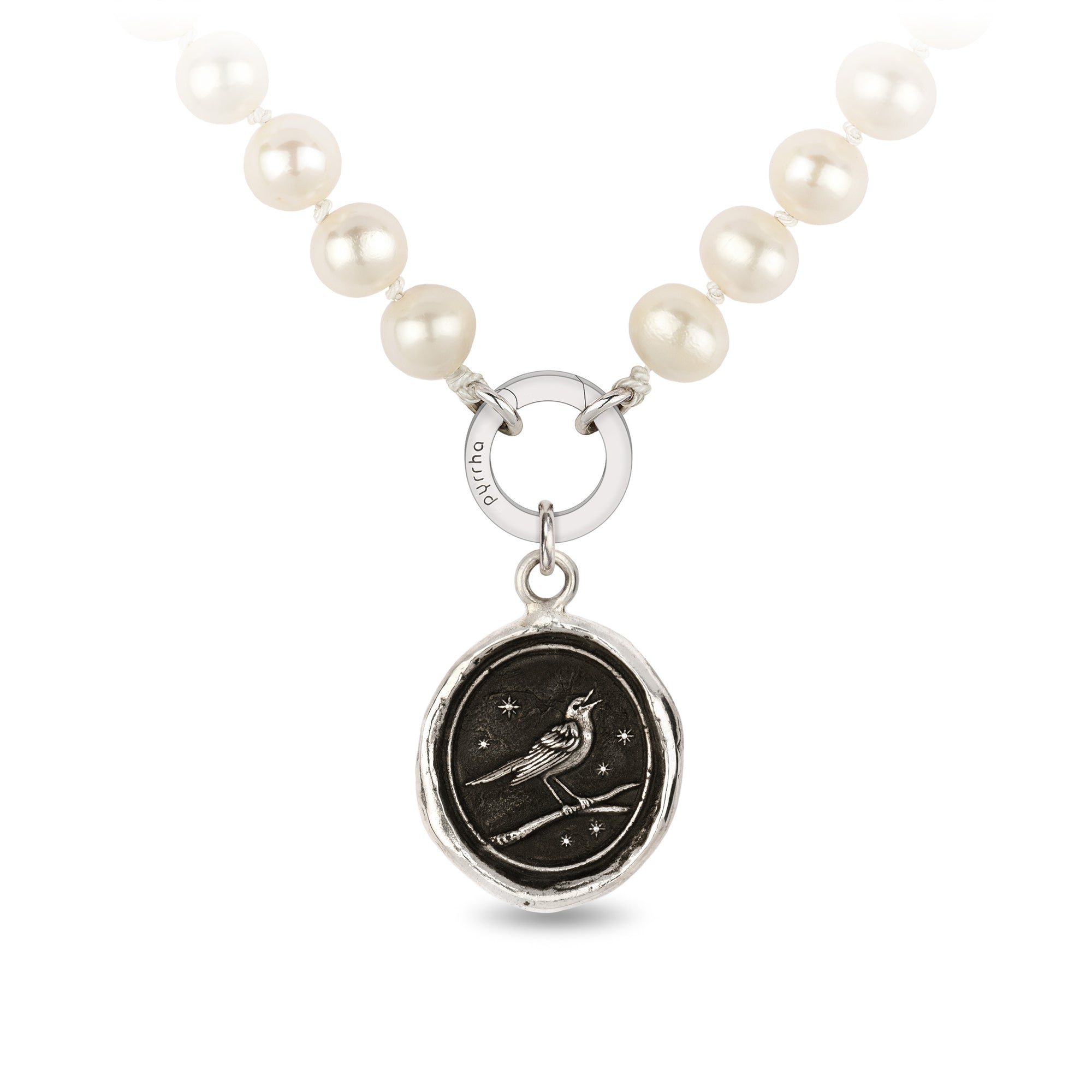 Nightingale Knotted Freshwater Pearl Necklace