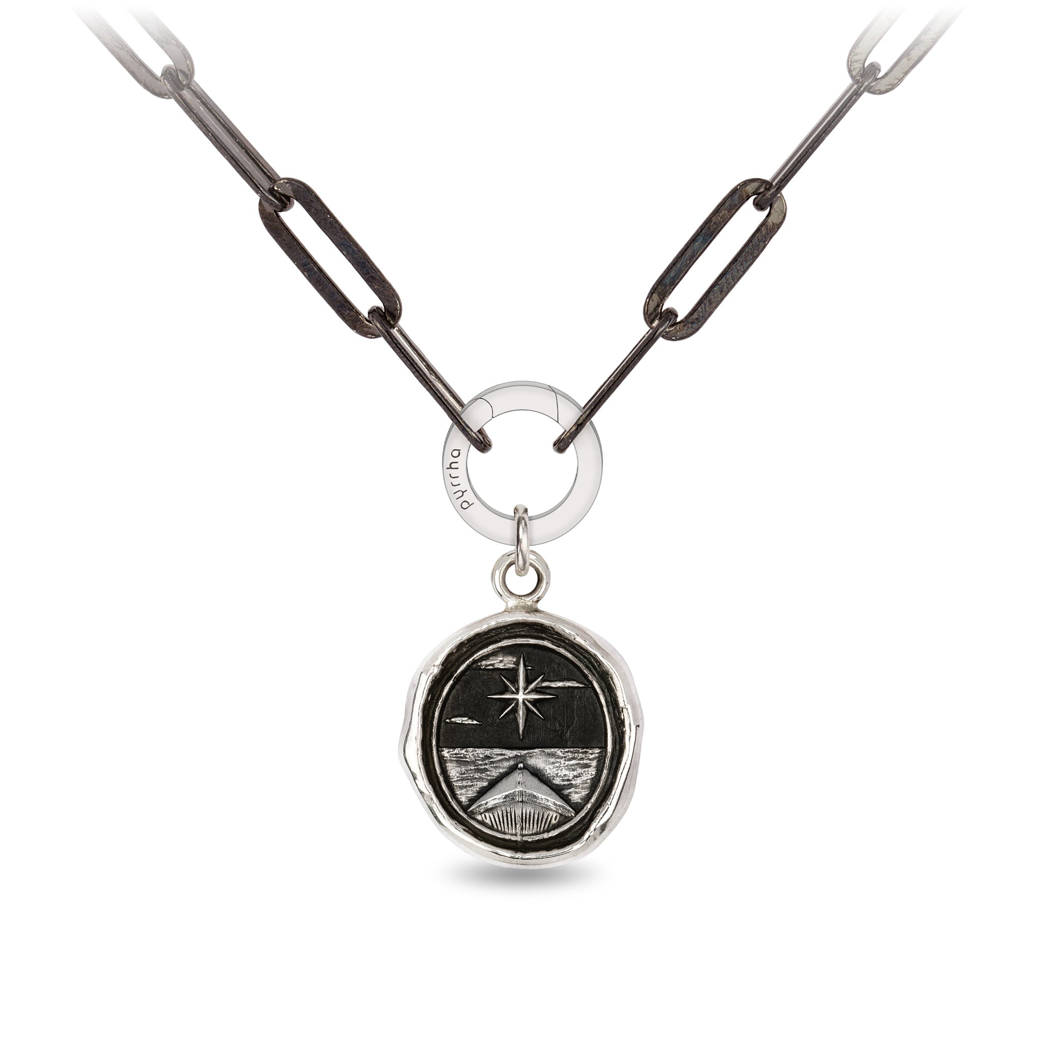 North Star Large Paperclip Chain Necklace